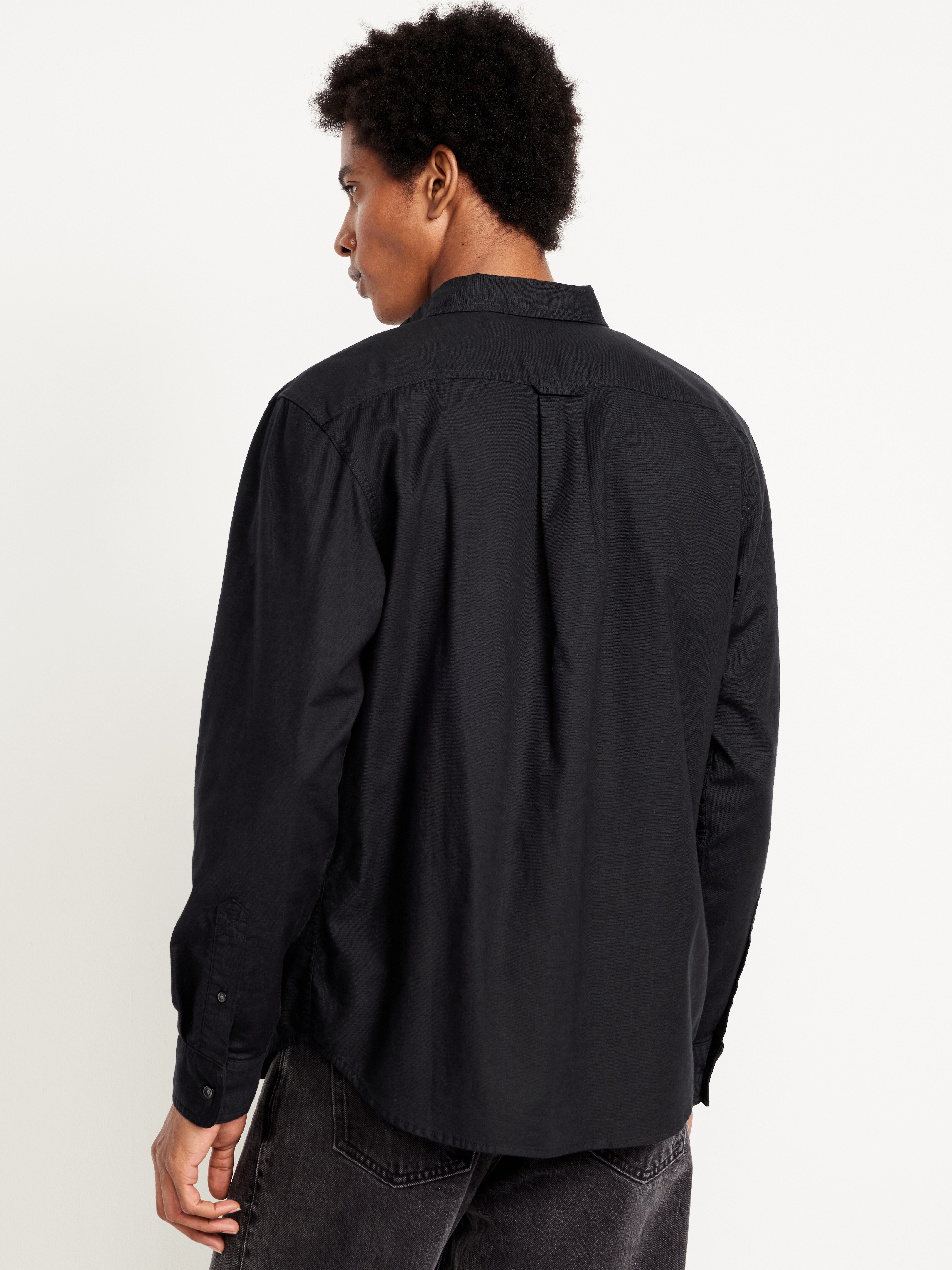 Classic Fit Everyday Oxford Shirt - Black Jack - 2