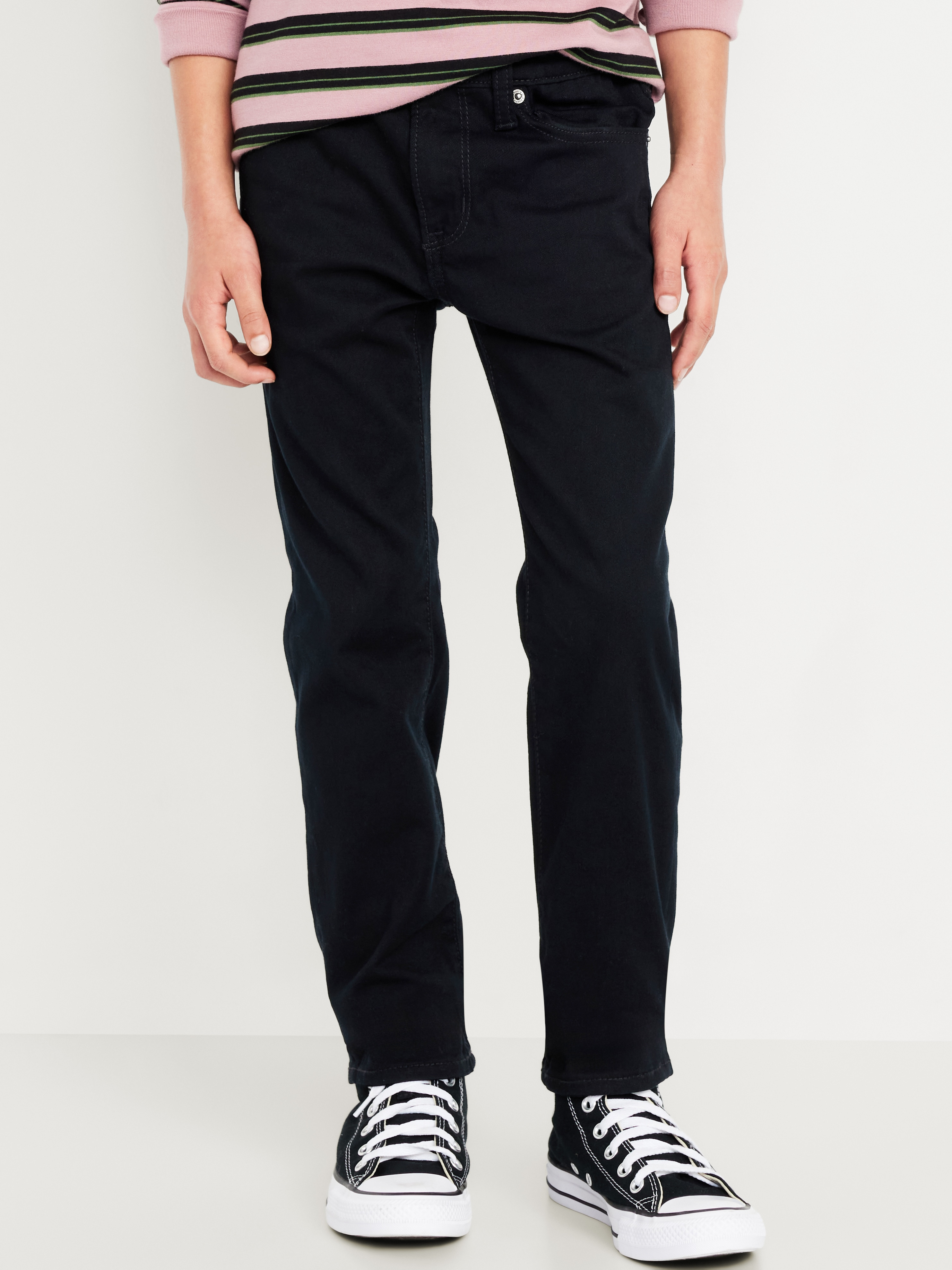 Slim 360° Stretch Jeans for Boys - Black Jack - 1