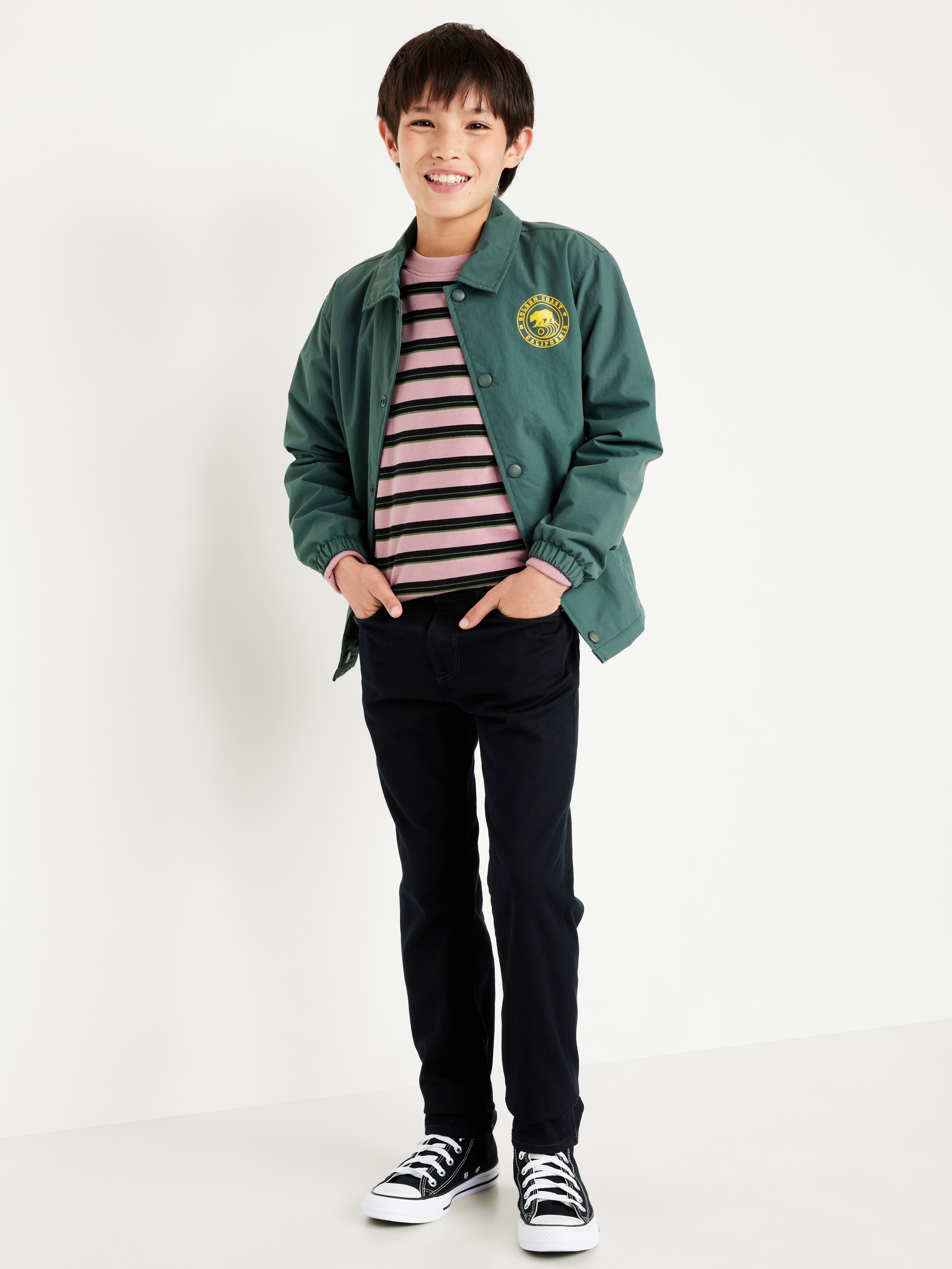 Slim 360° Stretch Jeans for Boys - Black Jack - 4