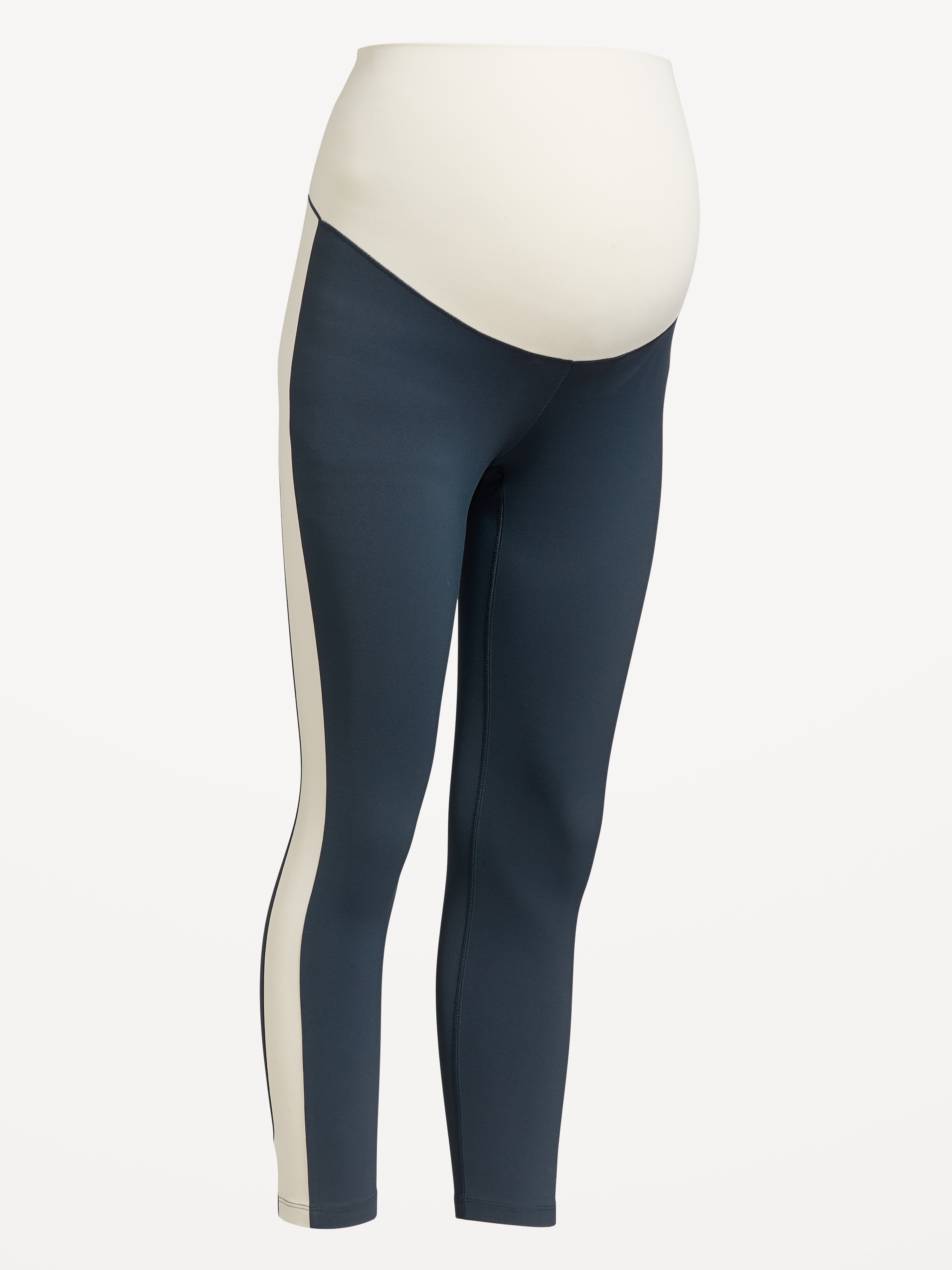 Maternity Full-Panel StudioSmooth 7/8 Leggings - Dusk Navy - 4