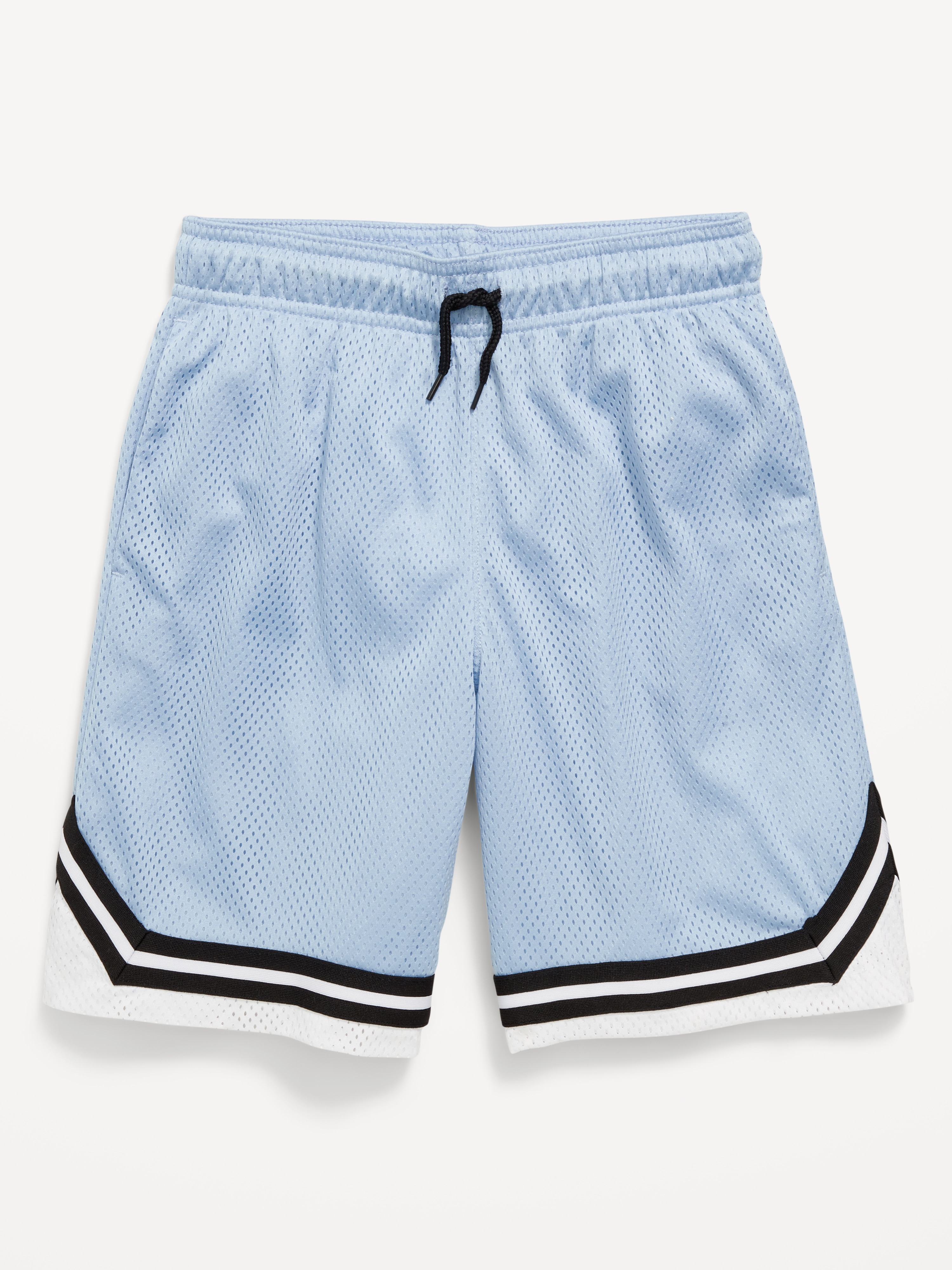 Mesh Basketball Shorts for Boys (At Knee) - Cashmere Blue - 4