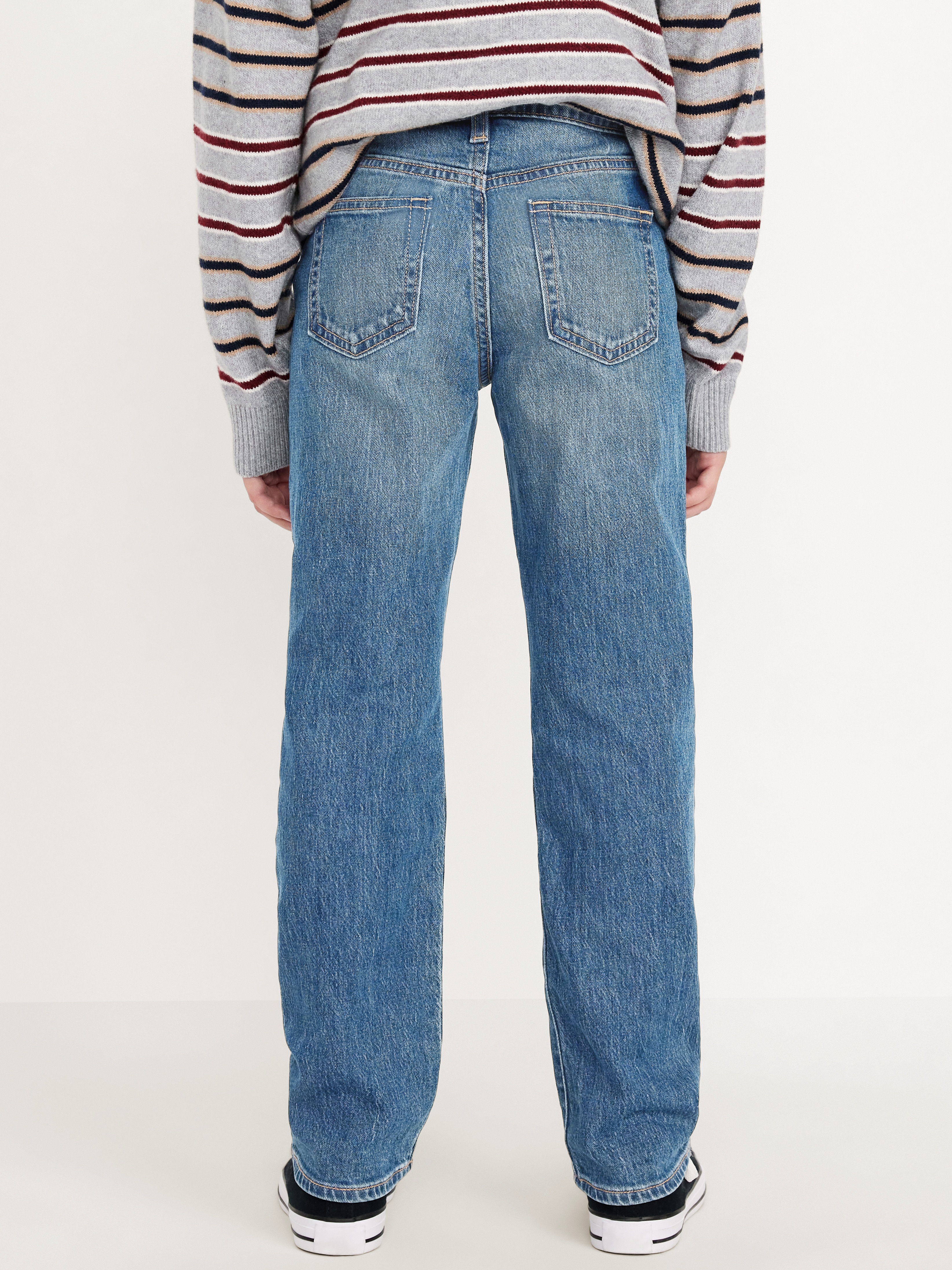 90's Straight-Leg Jeans for Boys - Medium Wash - 2