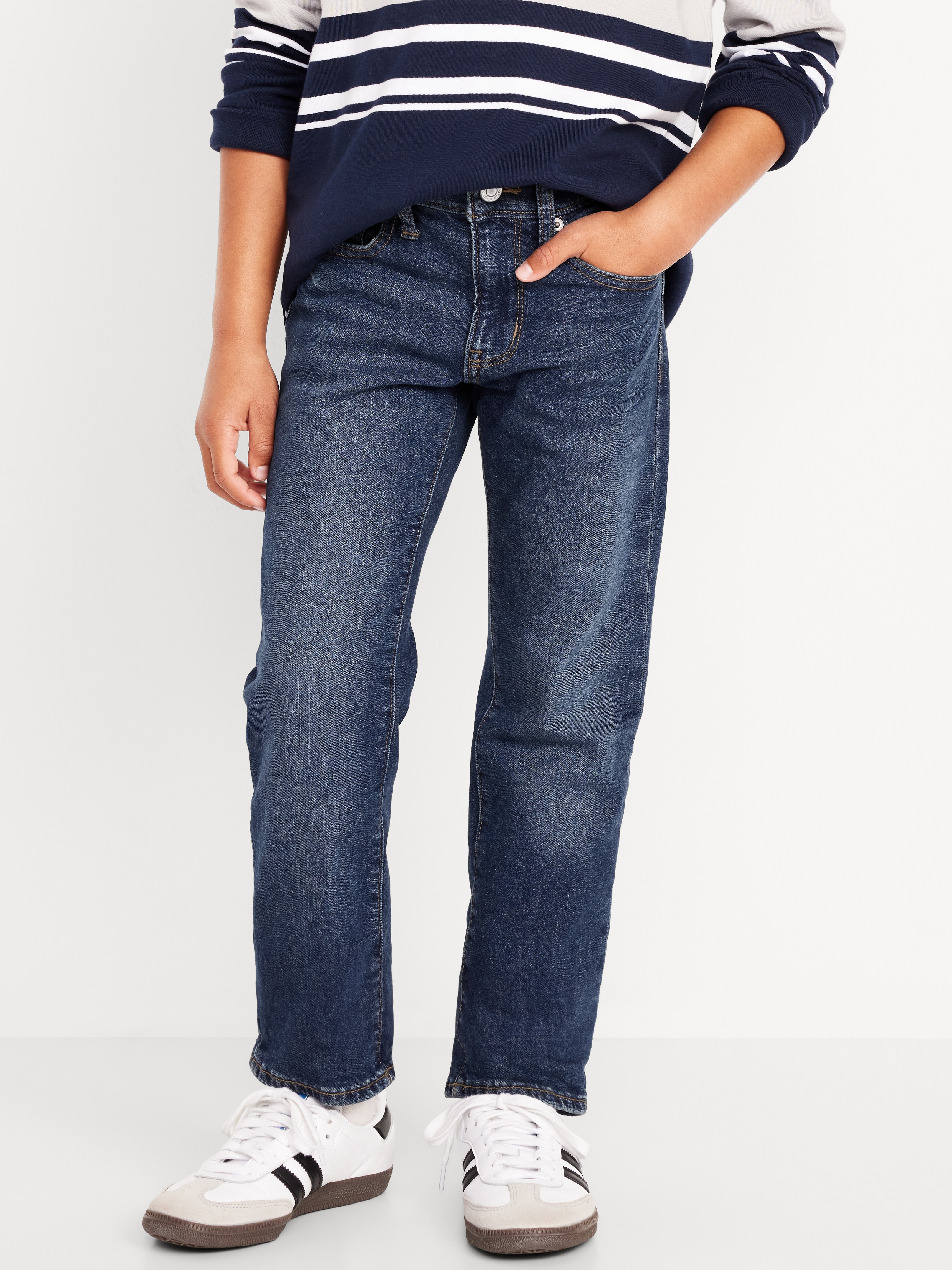Straight-Leg Built-In Flex Jeans for Boys - Bay - 1