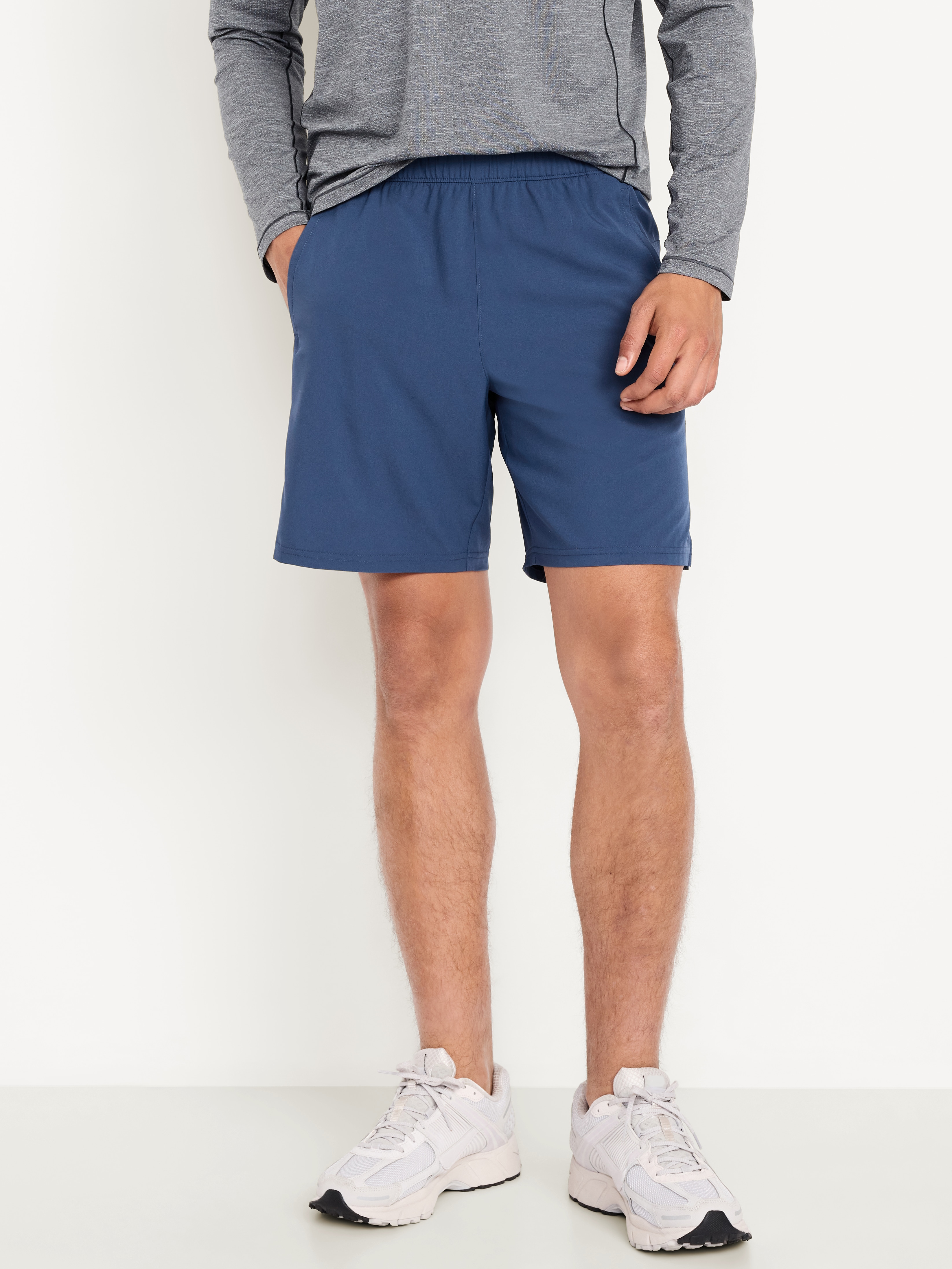 StretchTech Workout Shorts -- 7-inch inseam - Pacific Dream - 1