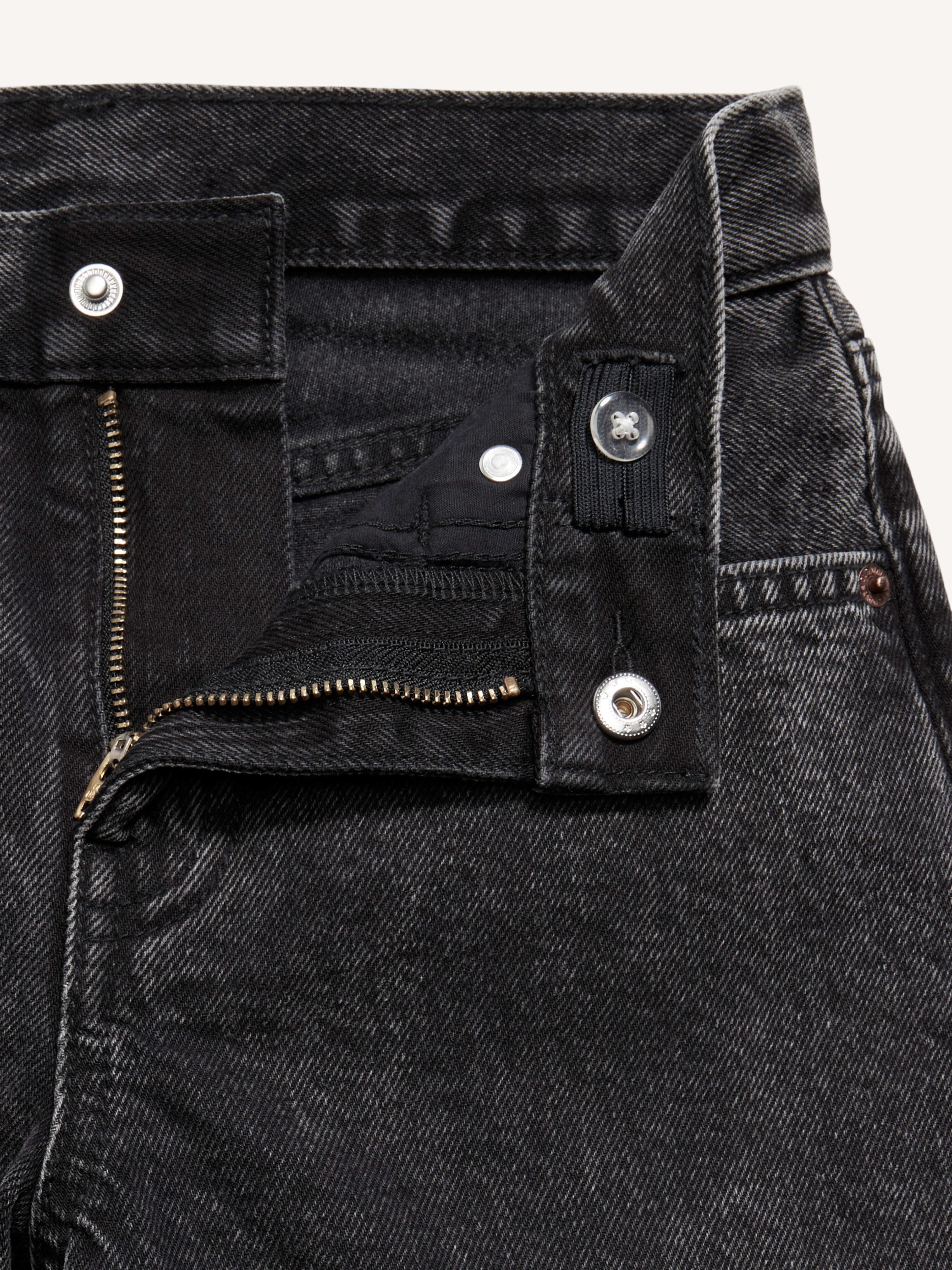 Super Baggy Jeans for Boys - Black Wash - 5