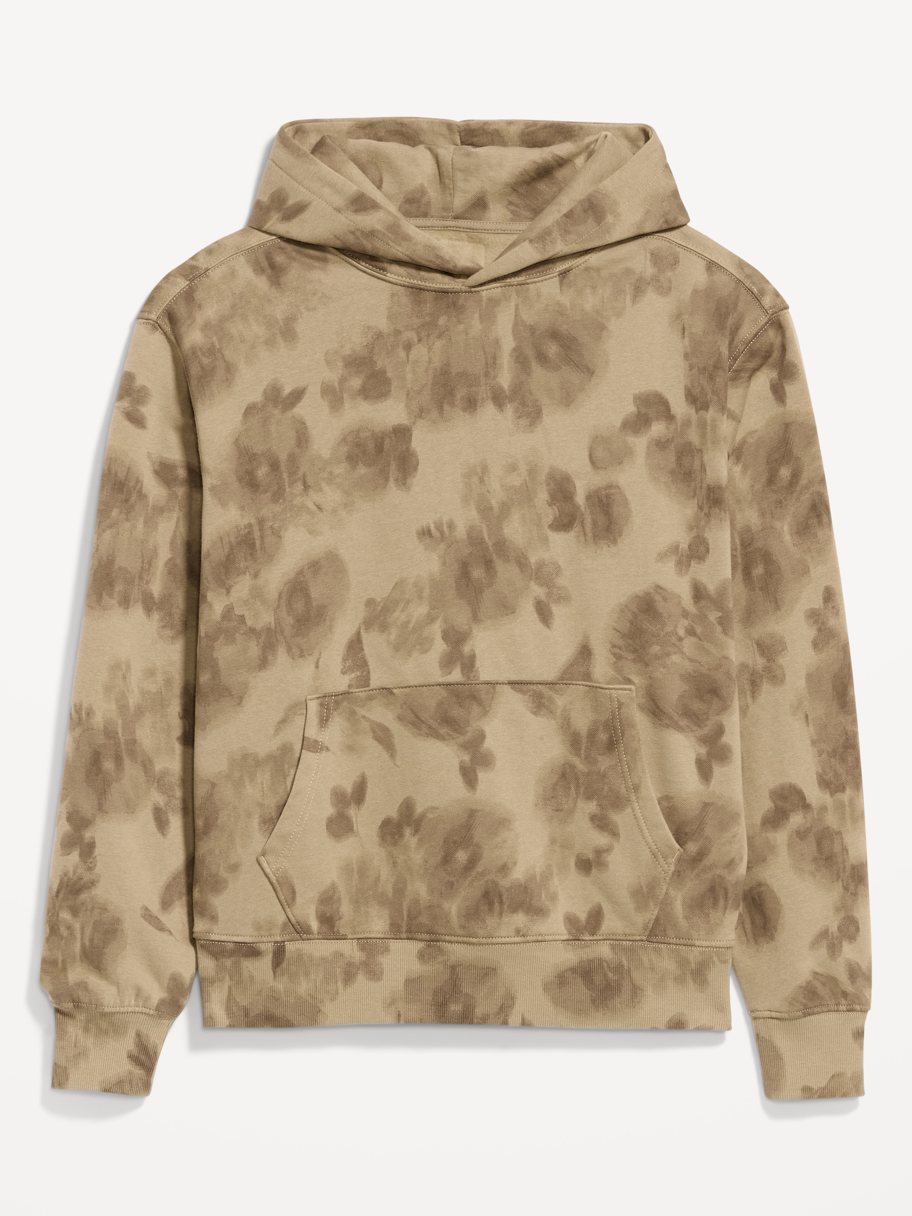 Washed Rotation Hoodie - Brown Floral - 4