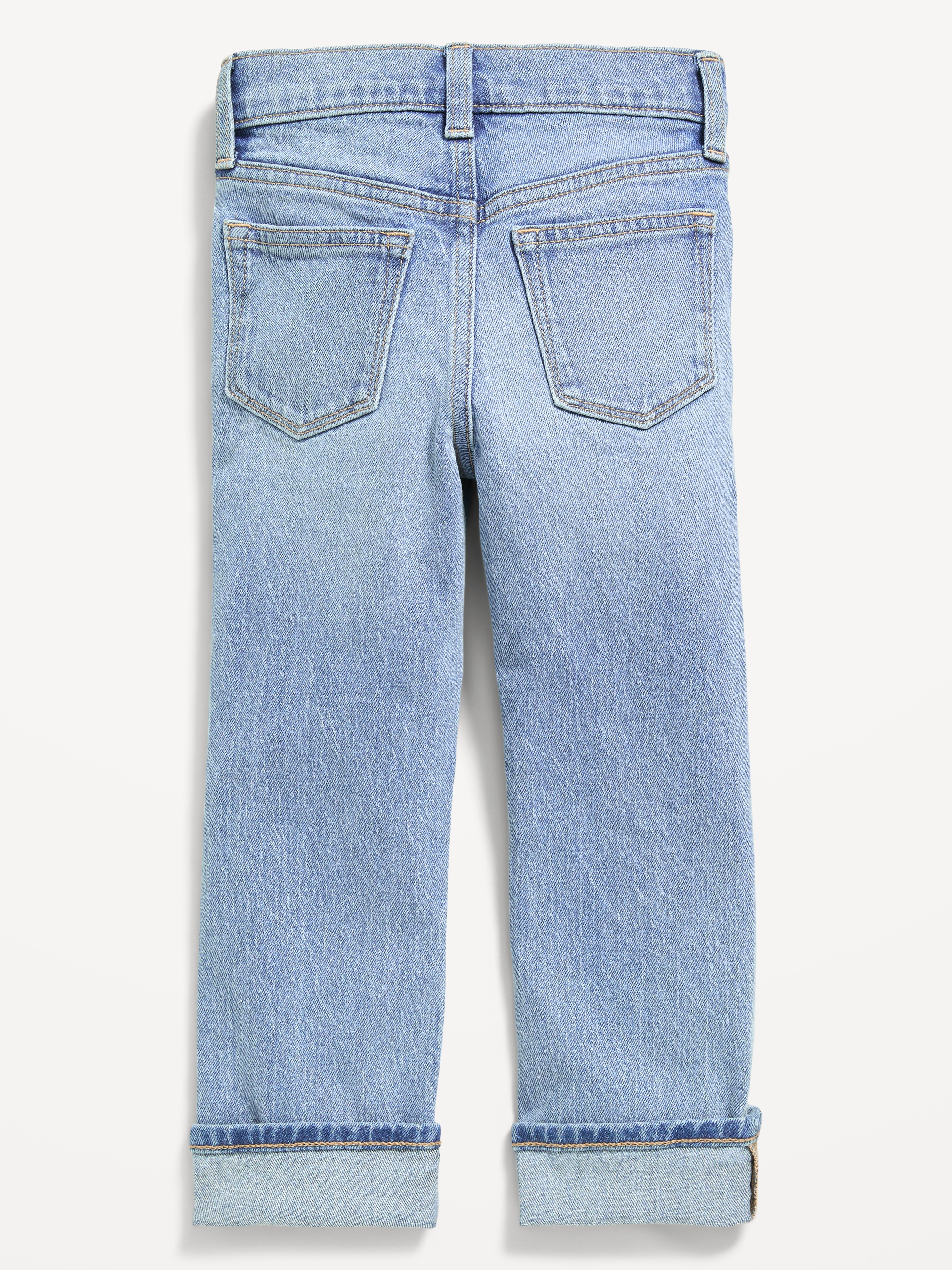 Straight-Leg Built-In Flex Jeans for Toddler Boys - Light Wash - 2