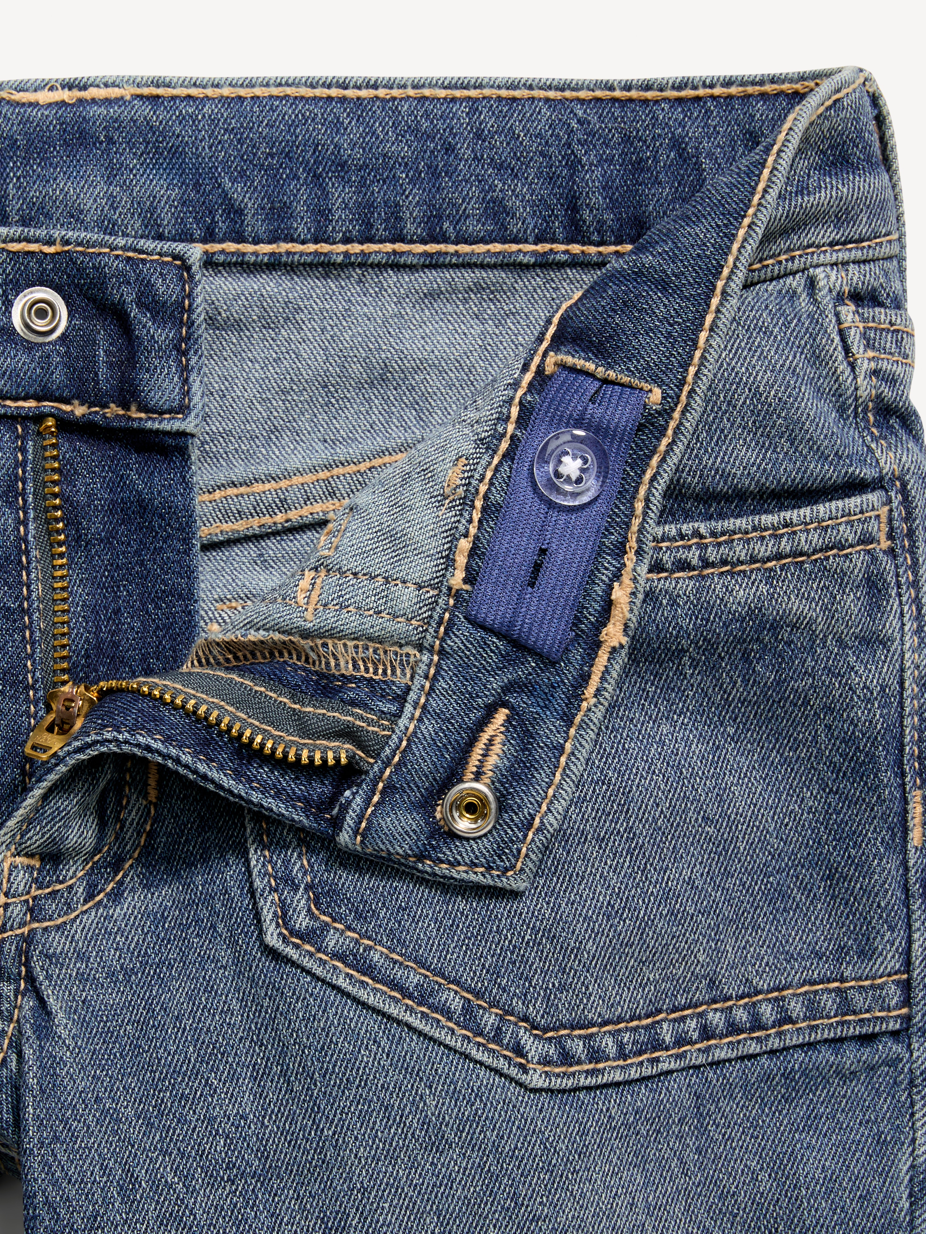 Low-Rise Flare-Leg Jeans for Girls - Medium Wash - 5
