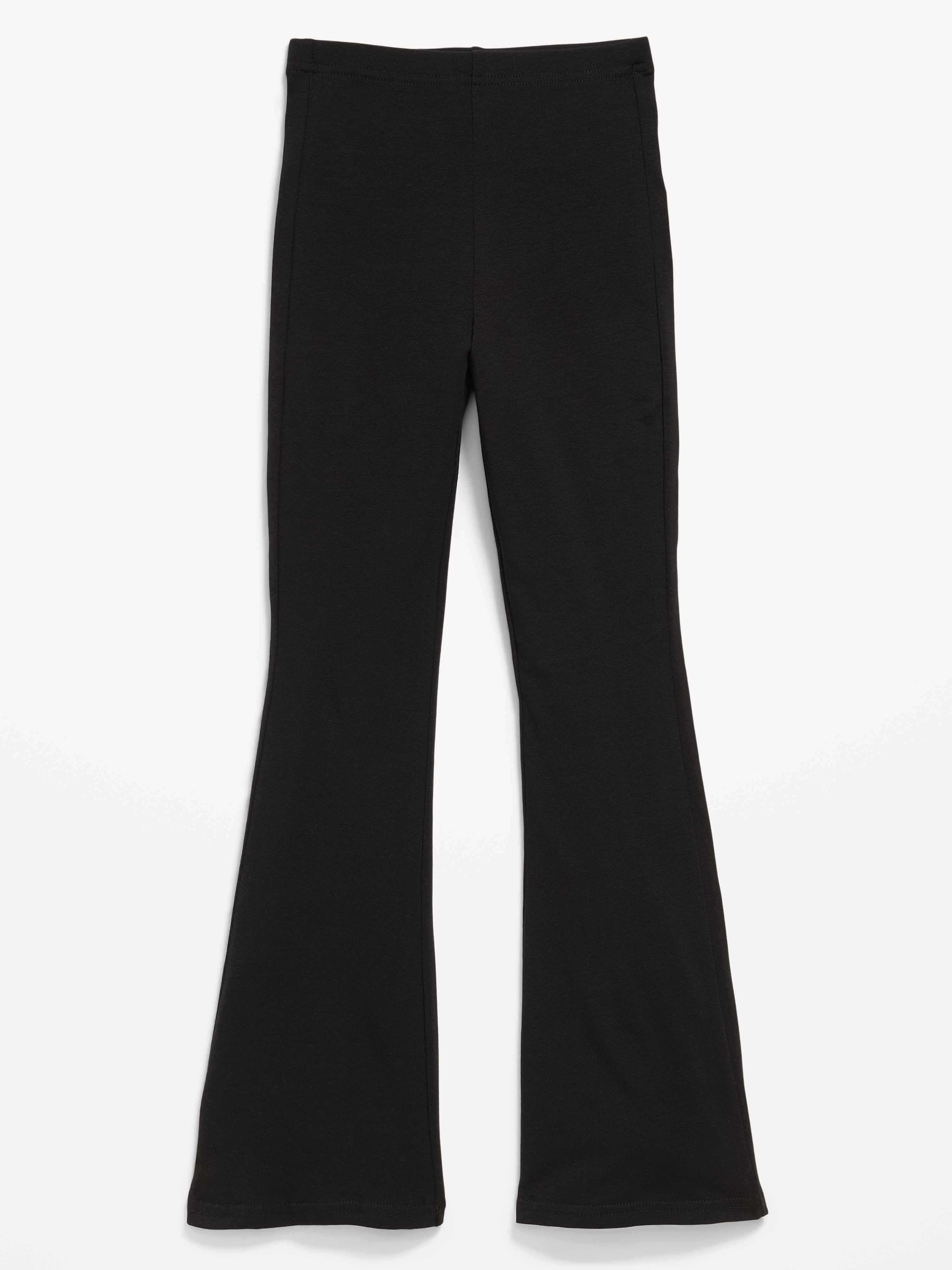 Full-Length Flared Leggings for Girls - Black Jack - 1