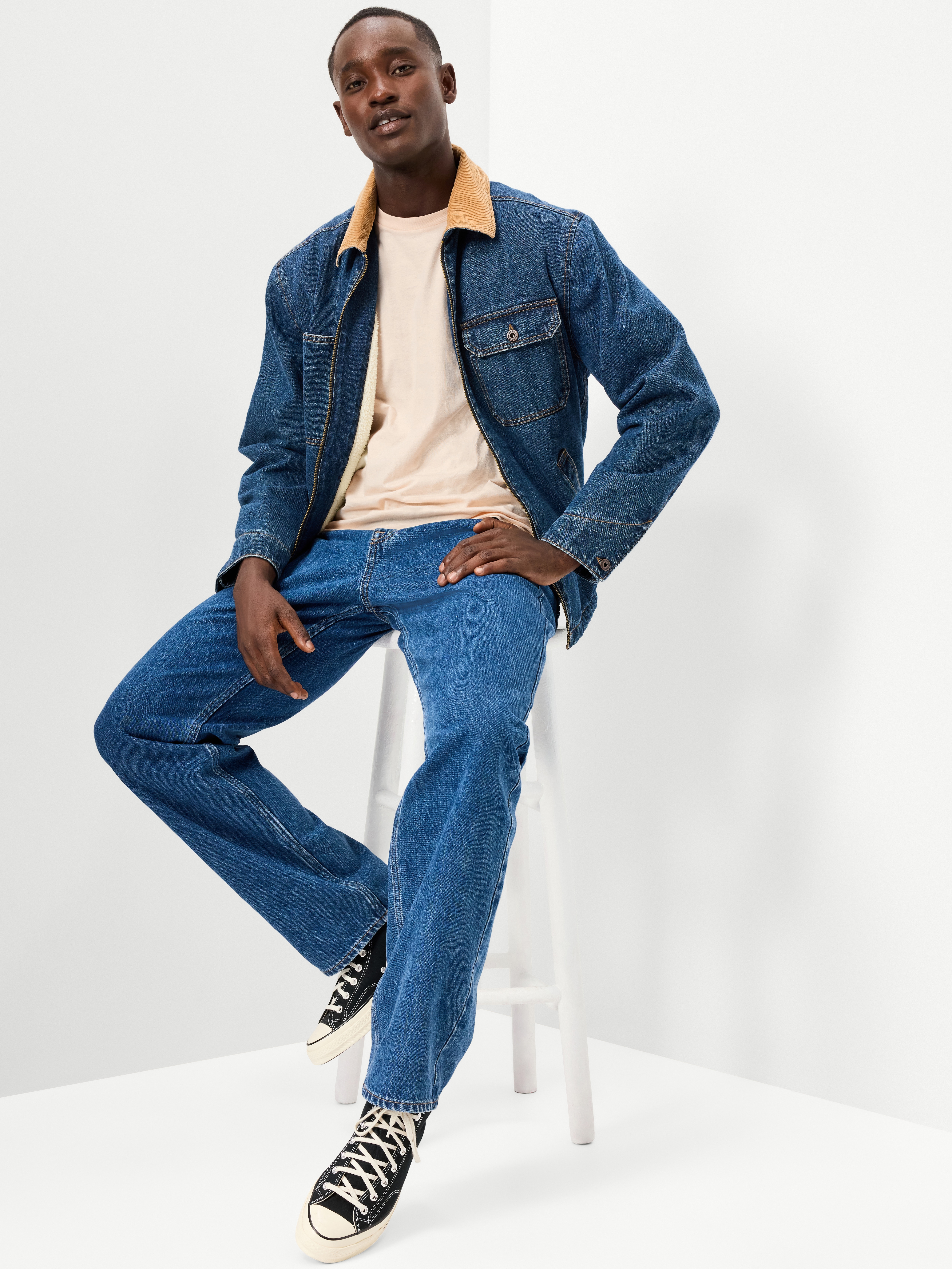 Soft-Washed Crew-Neck Short-Sleeve Tee - Howlite - 3