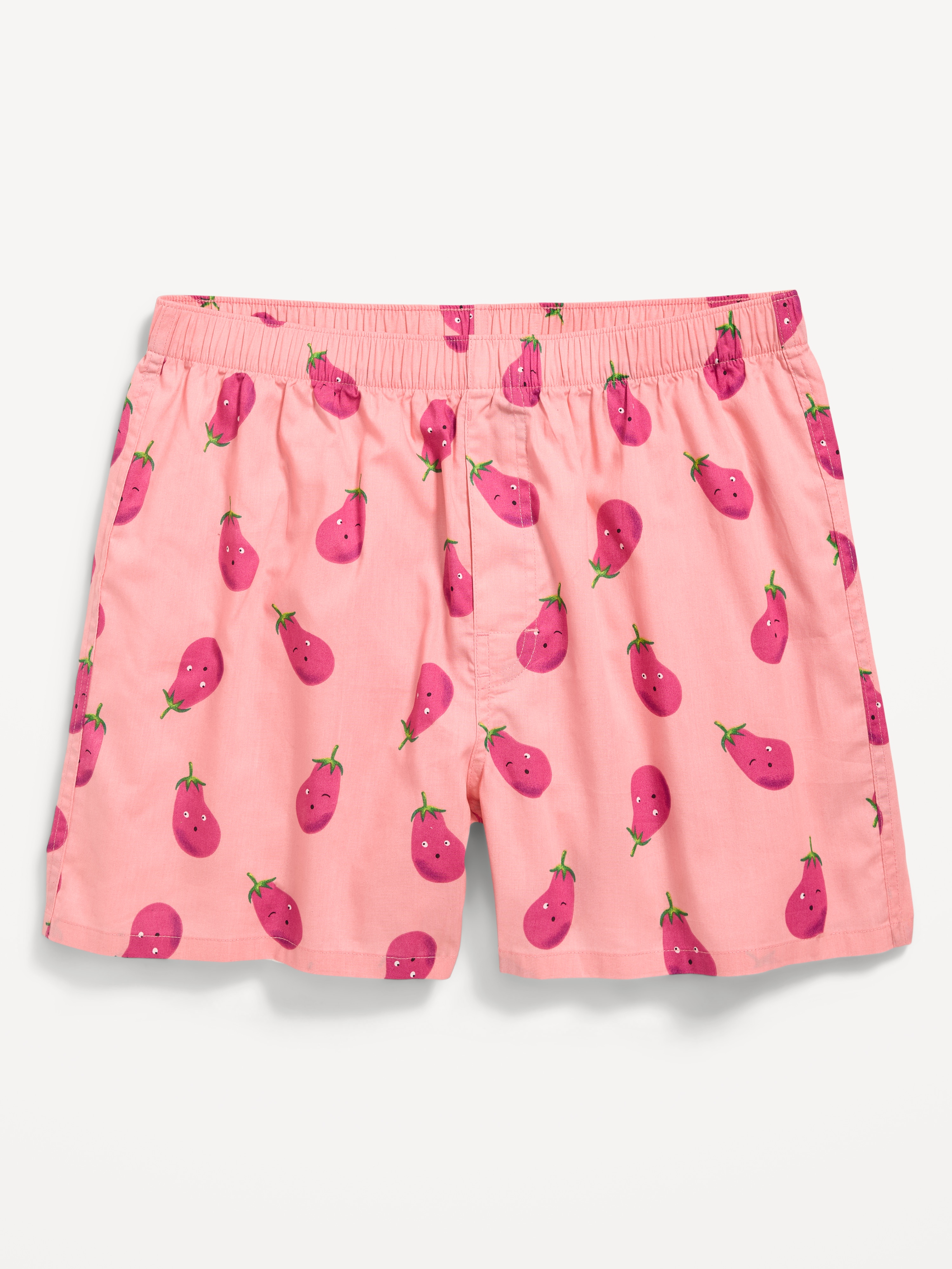 Soft-Washed Boxer Shorts -- 3.75-inch - Eggplant - 1