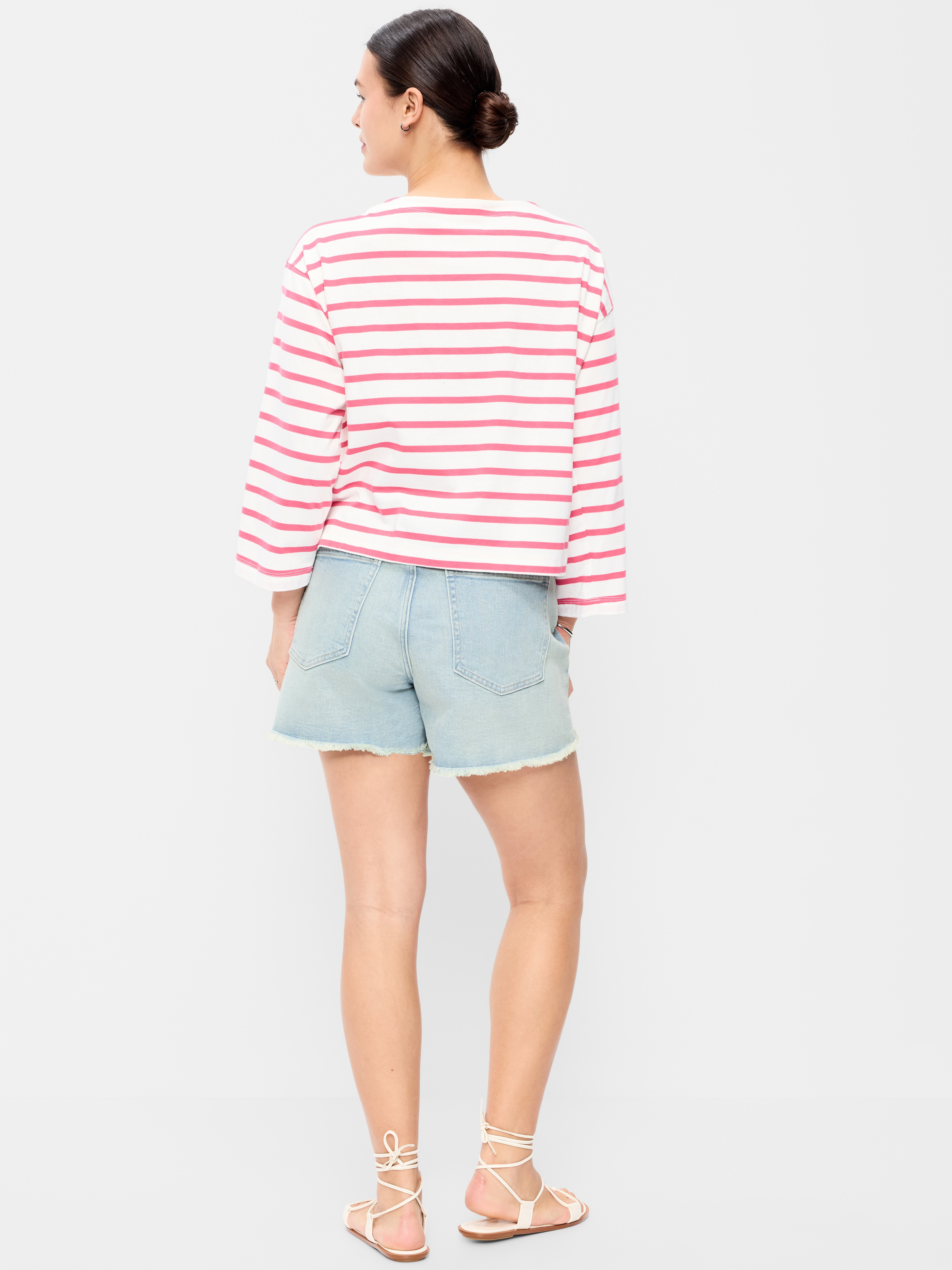 High-Waisted OG Jean Shorts -- 4-inch inseam - Lightest - 6