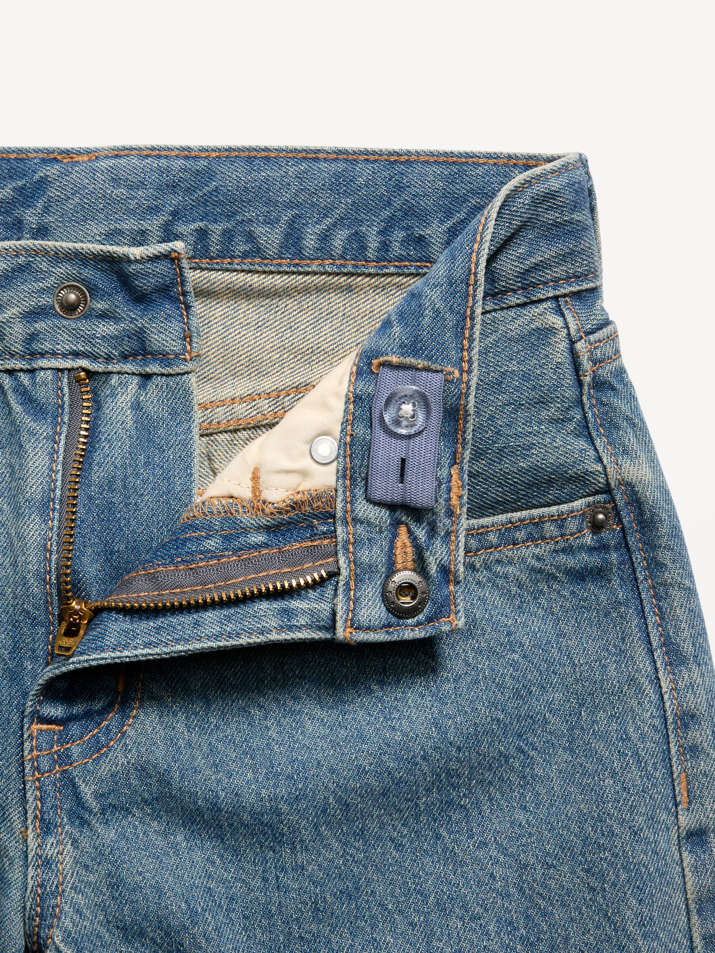 Super Baggy Jeans for Boys - Medium Wash - 5