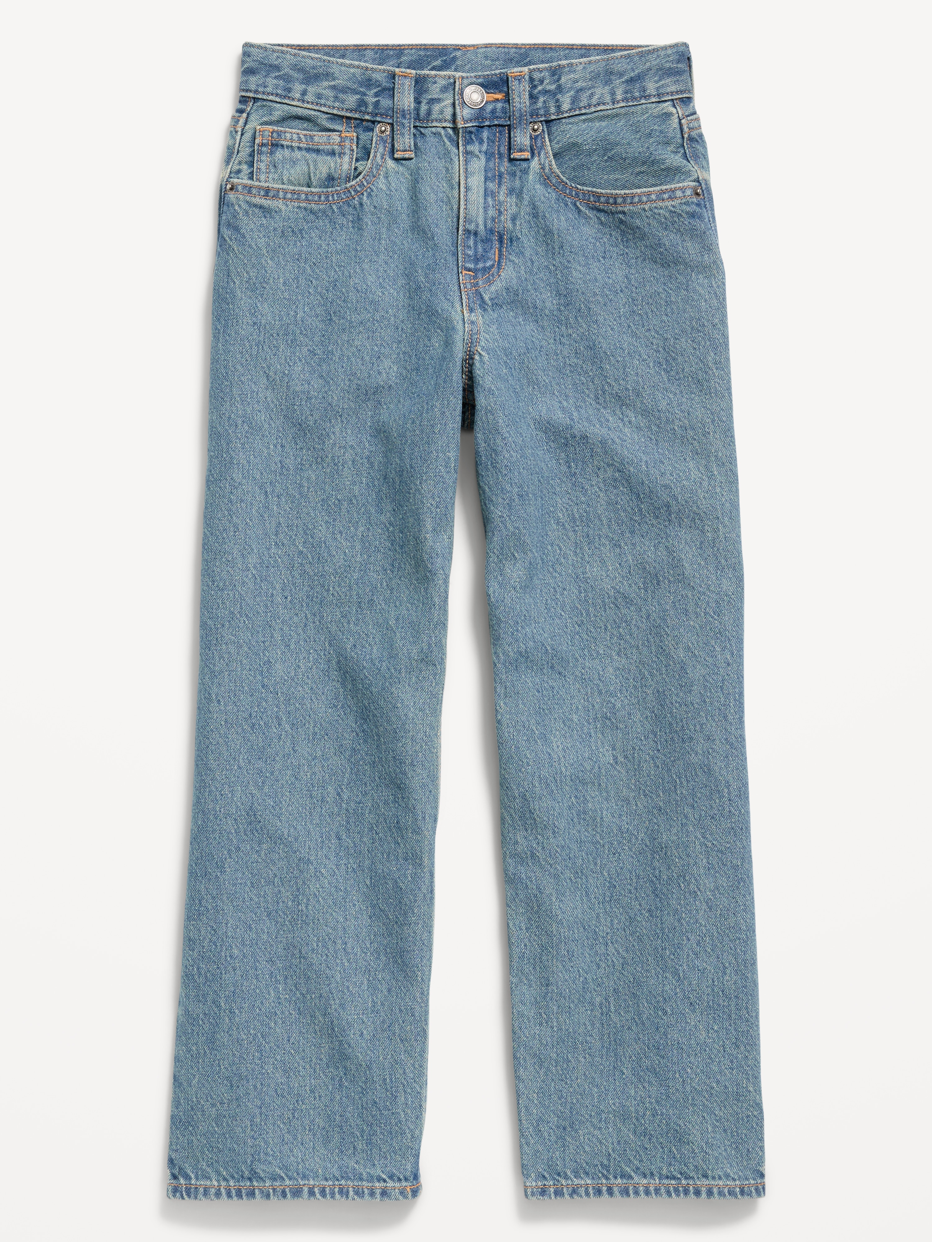 Super Baggy Jeans for Boys - Medium Wash - 4