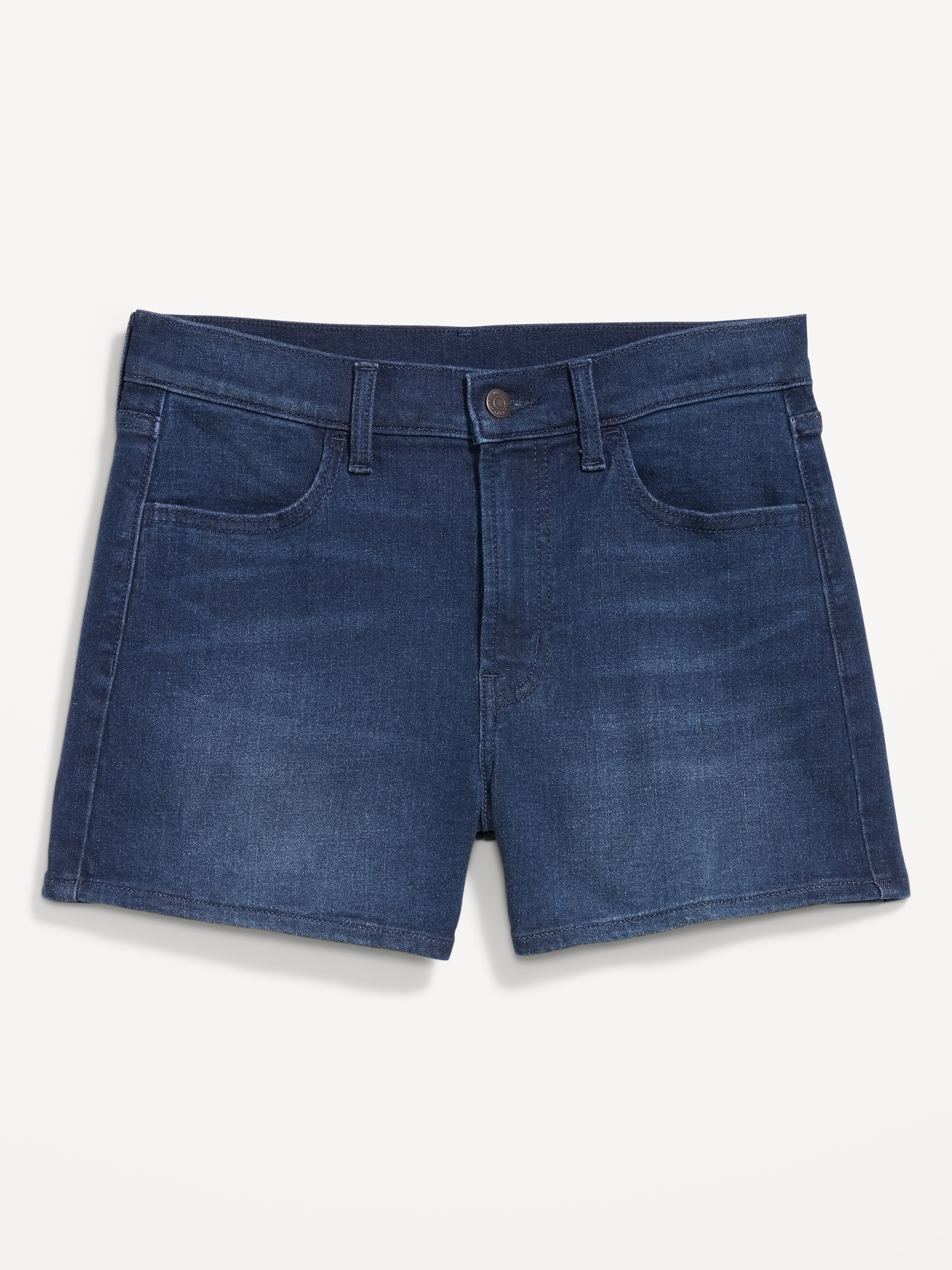 High-Waisted Wow Jean Shorts -- 4-inch inseam - River - 4
