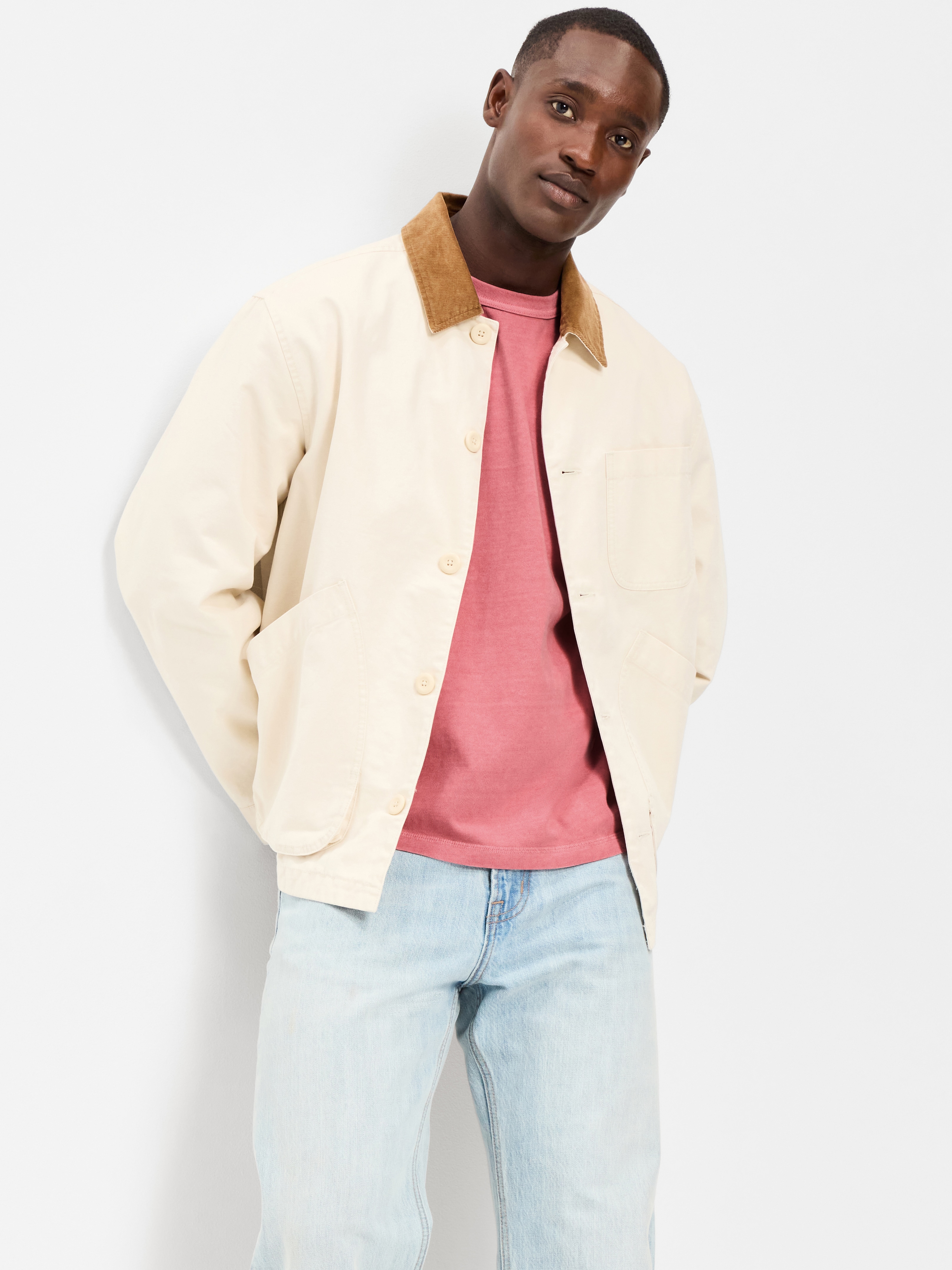 Garment-Dyed Heavyweight Cropped T-Shirt - Dusty Birch - 3