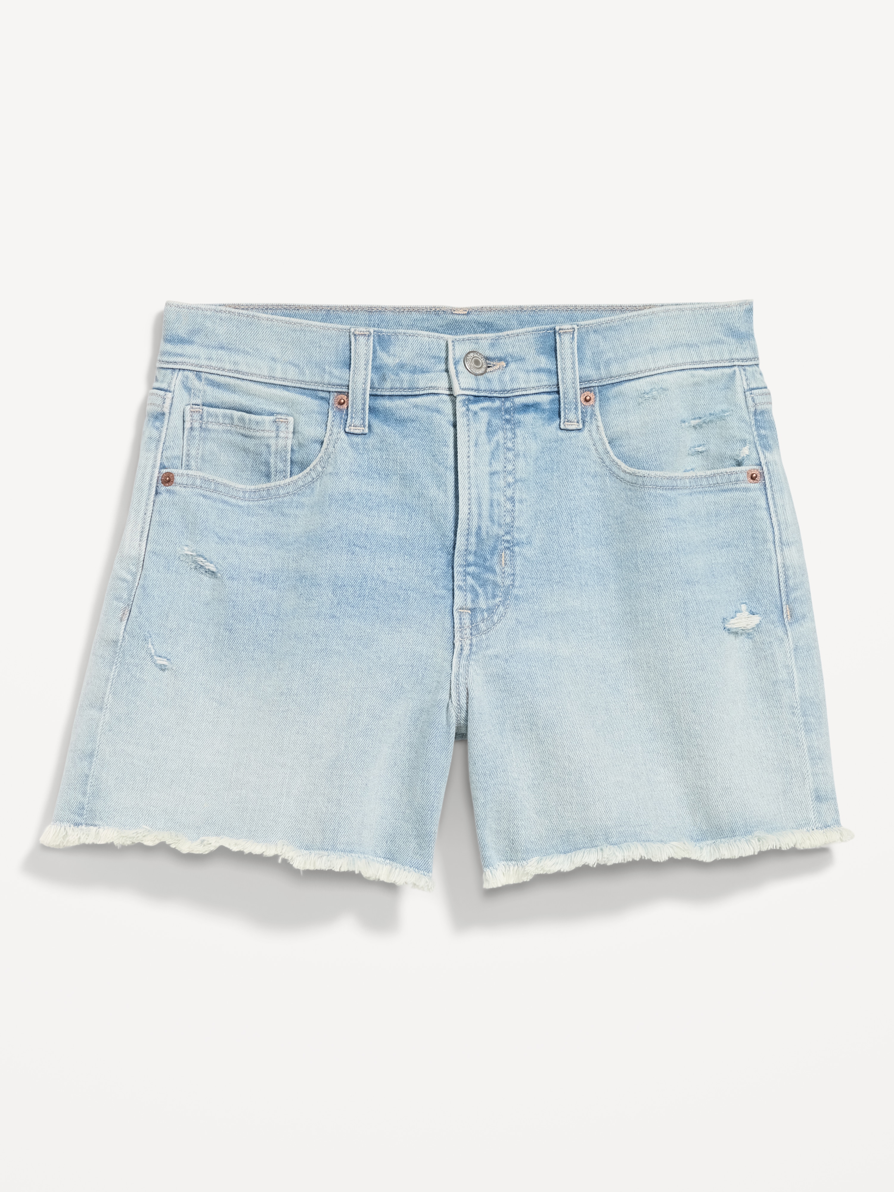 High-Waisted OG Jean Shorts -- 4-inch inseam - Lightest - 4