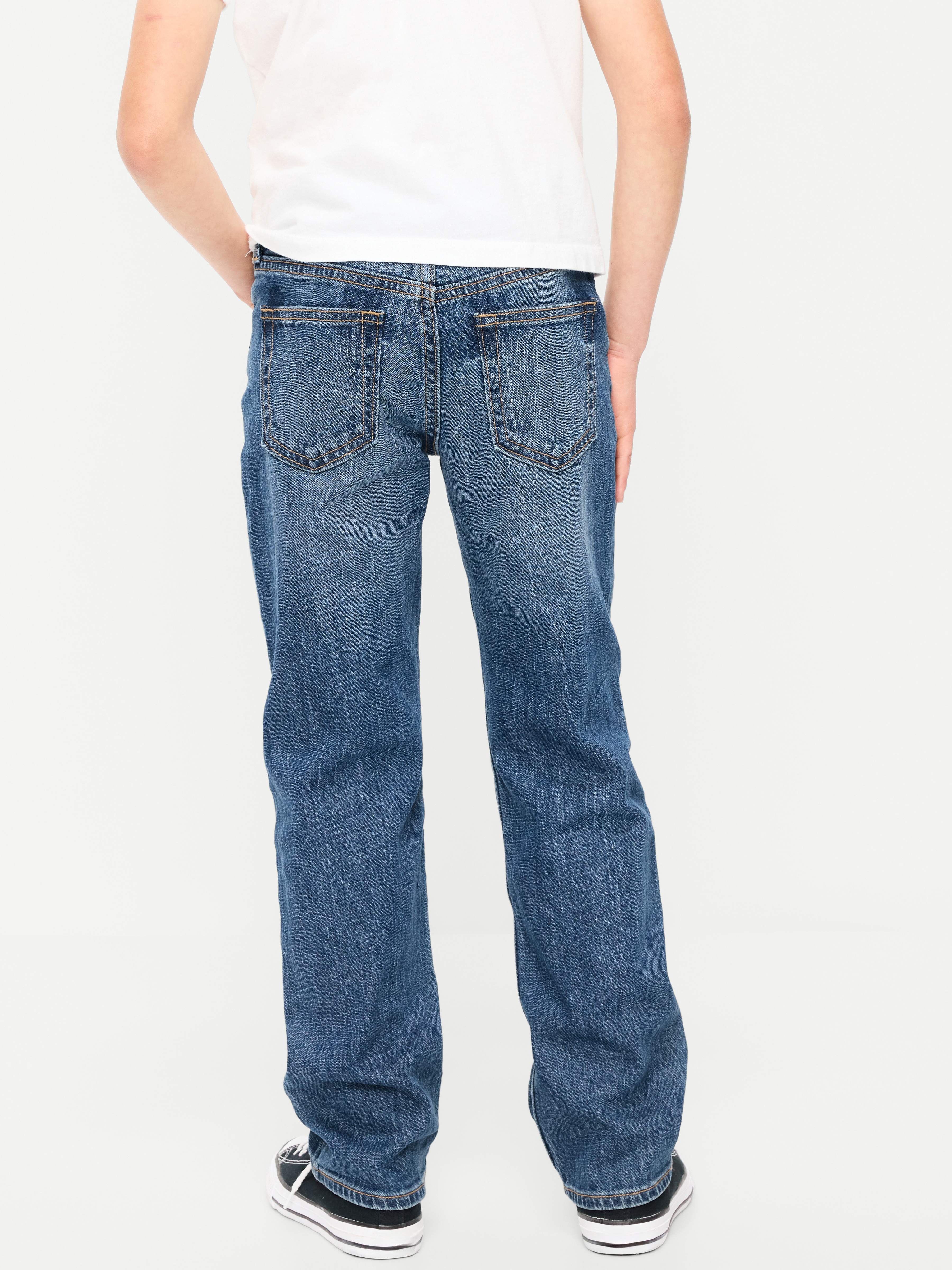 90's Straight-Leg Jeans for Boys - Medium Wash - 2