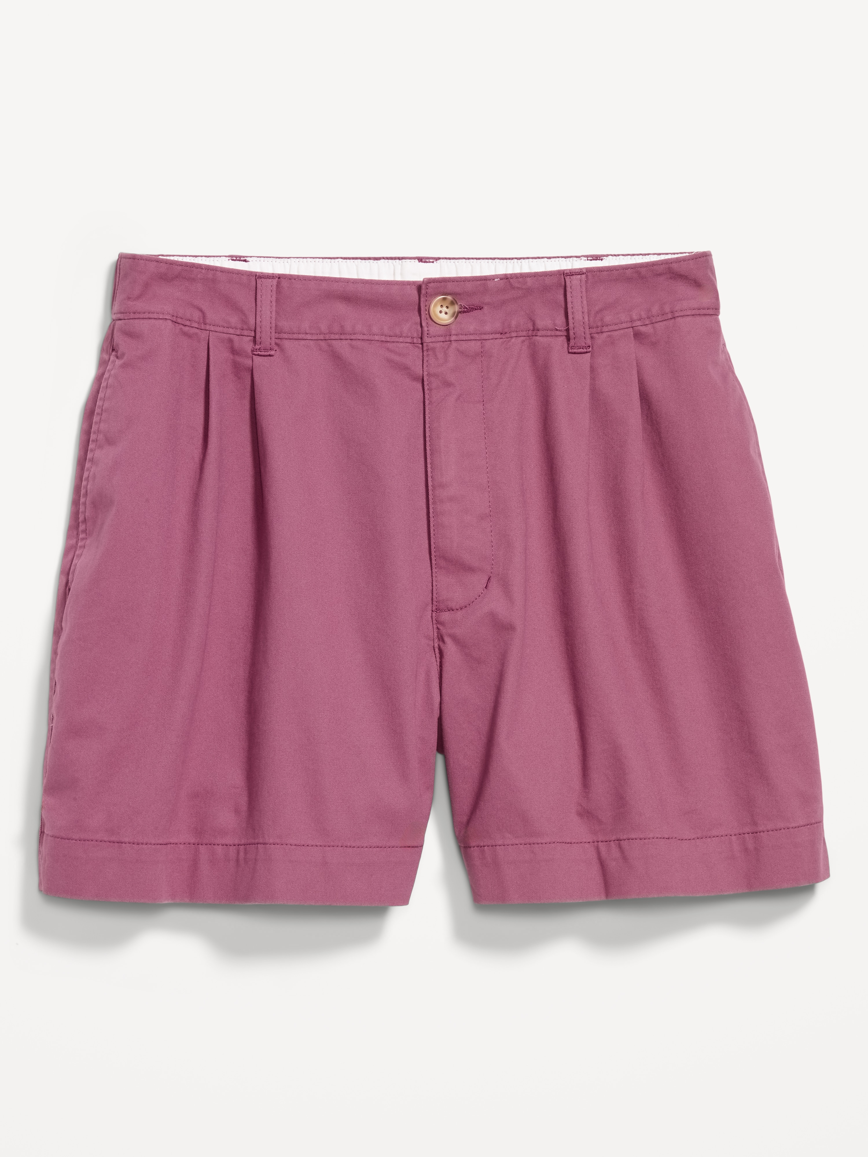 High-Waisted OGC Chino Shorts -- 6-inch inseam - Dusty Mauve - 4