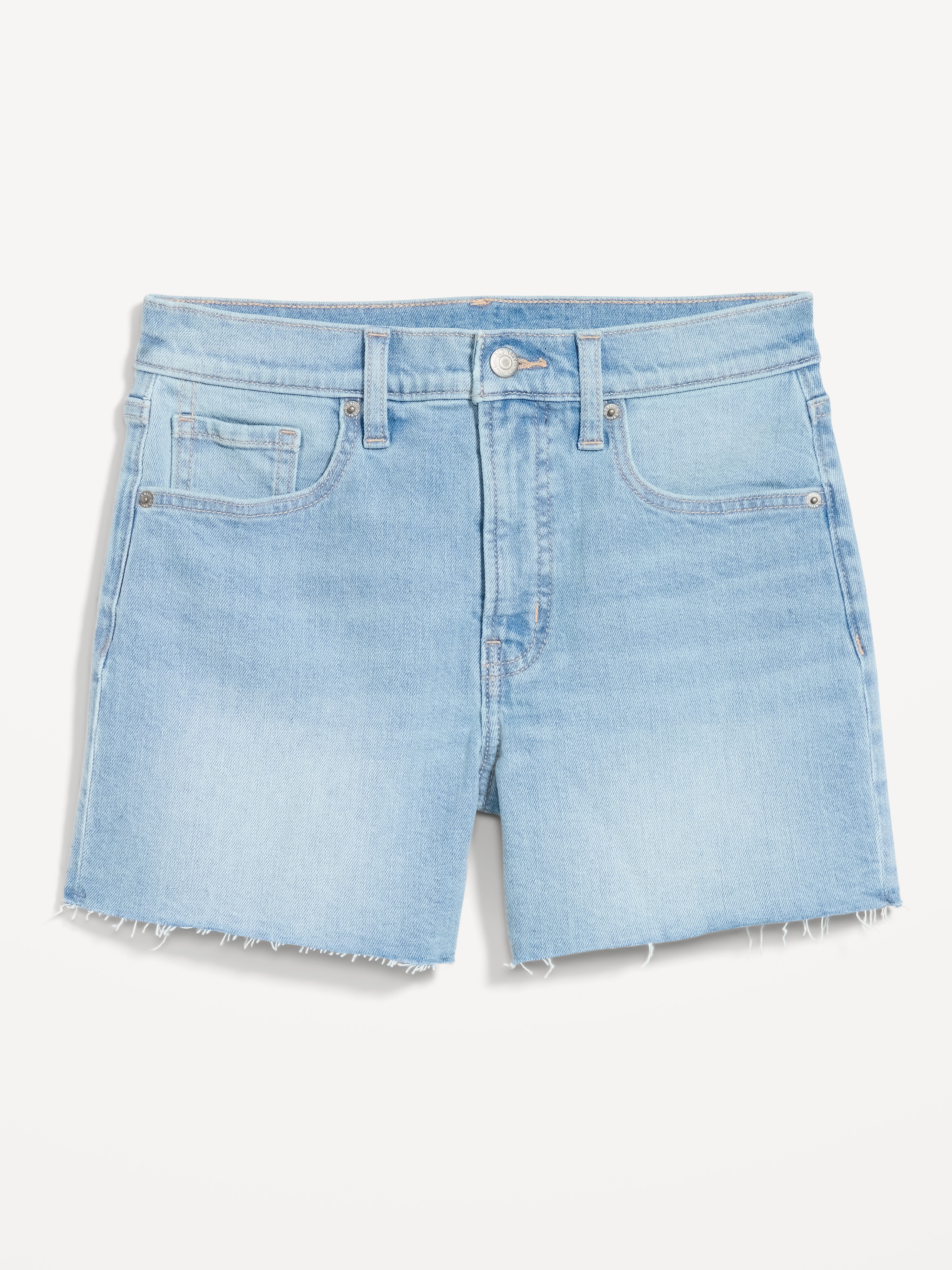 High-Waisted OG Jean Shorts -- 4-inch inseam - Fresh Blue - 4