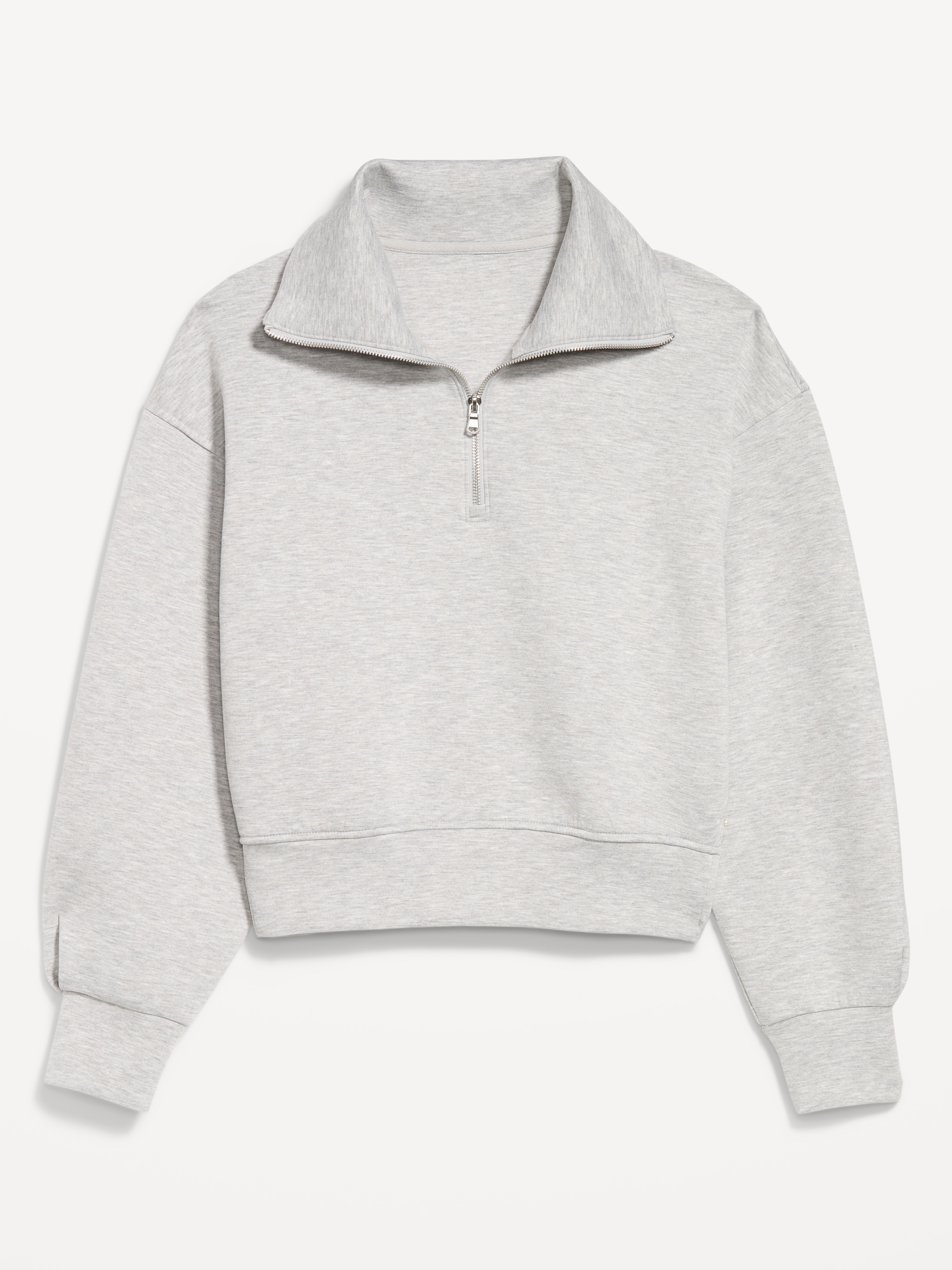 Bounce Fleece Half-Zip Pullover Sweatshirt - Heather Gray - 5