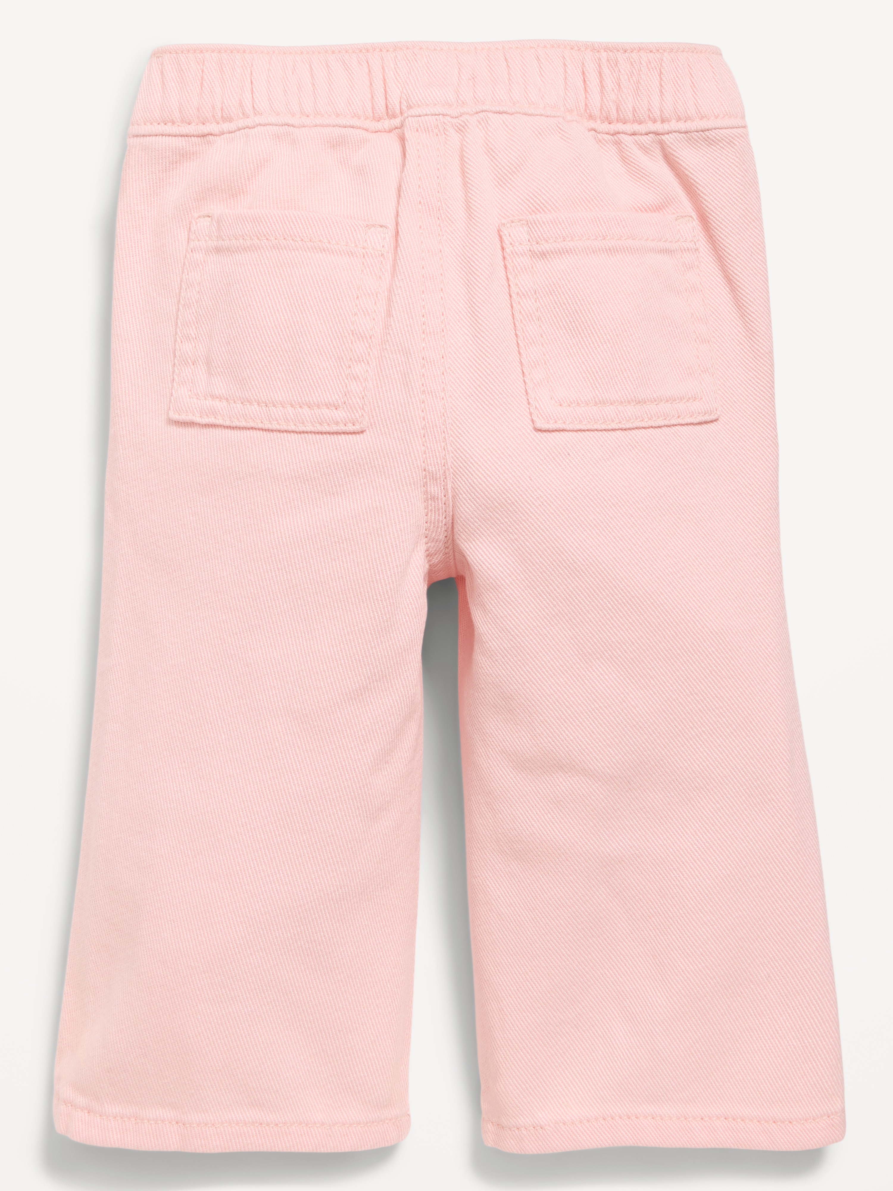 Pull-On Baggy Utility Jeans for Baby - Pink Sky - 2