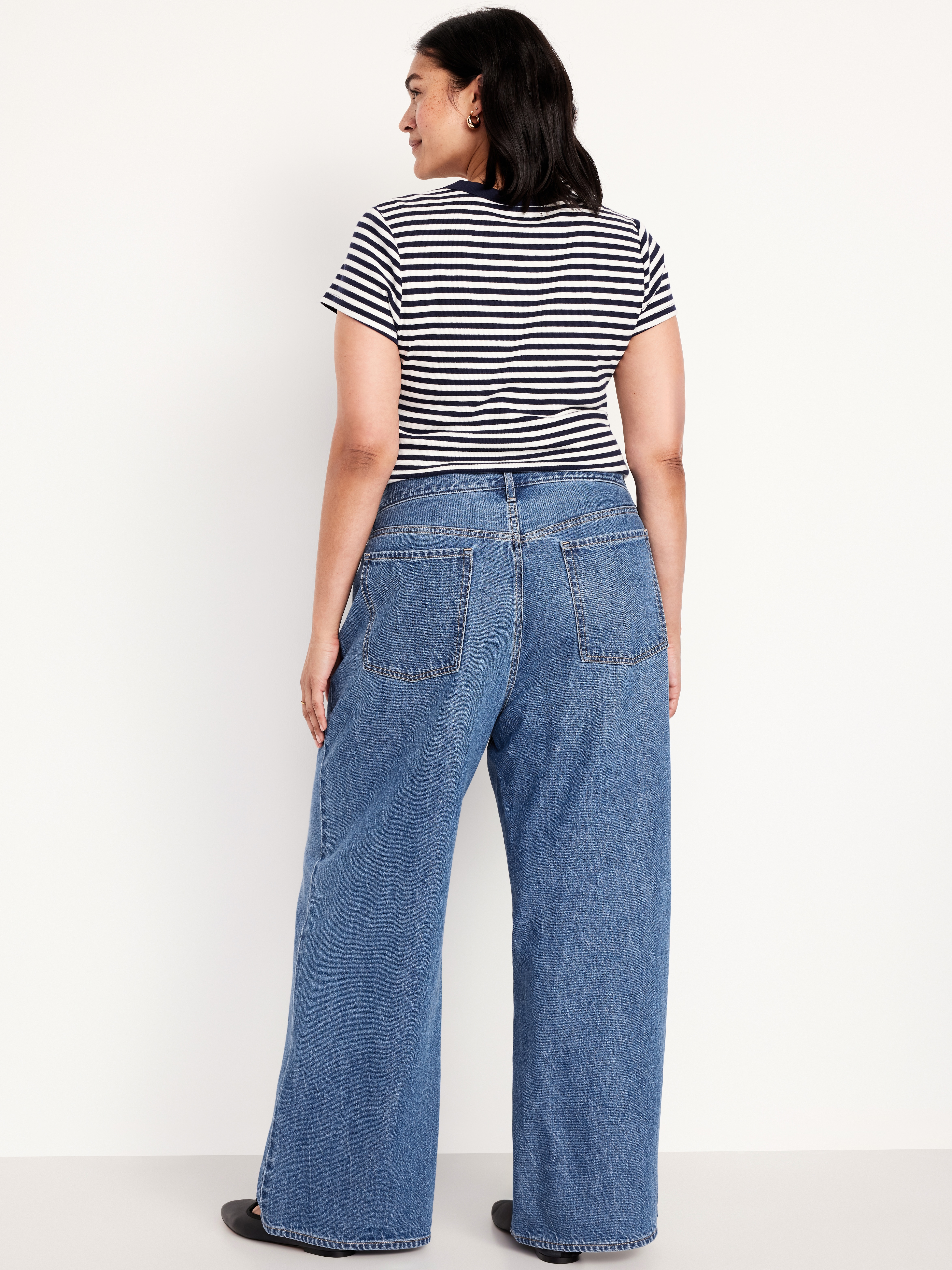 Mid-Rise Wow Baggy Wide-Leg Jeans - KIORA - 10