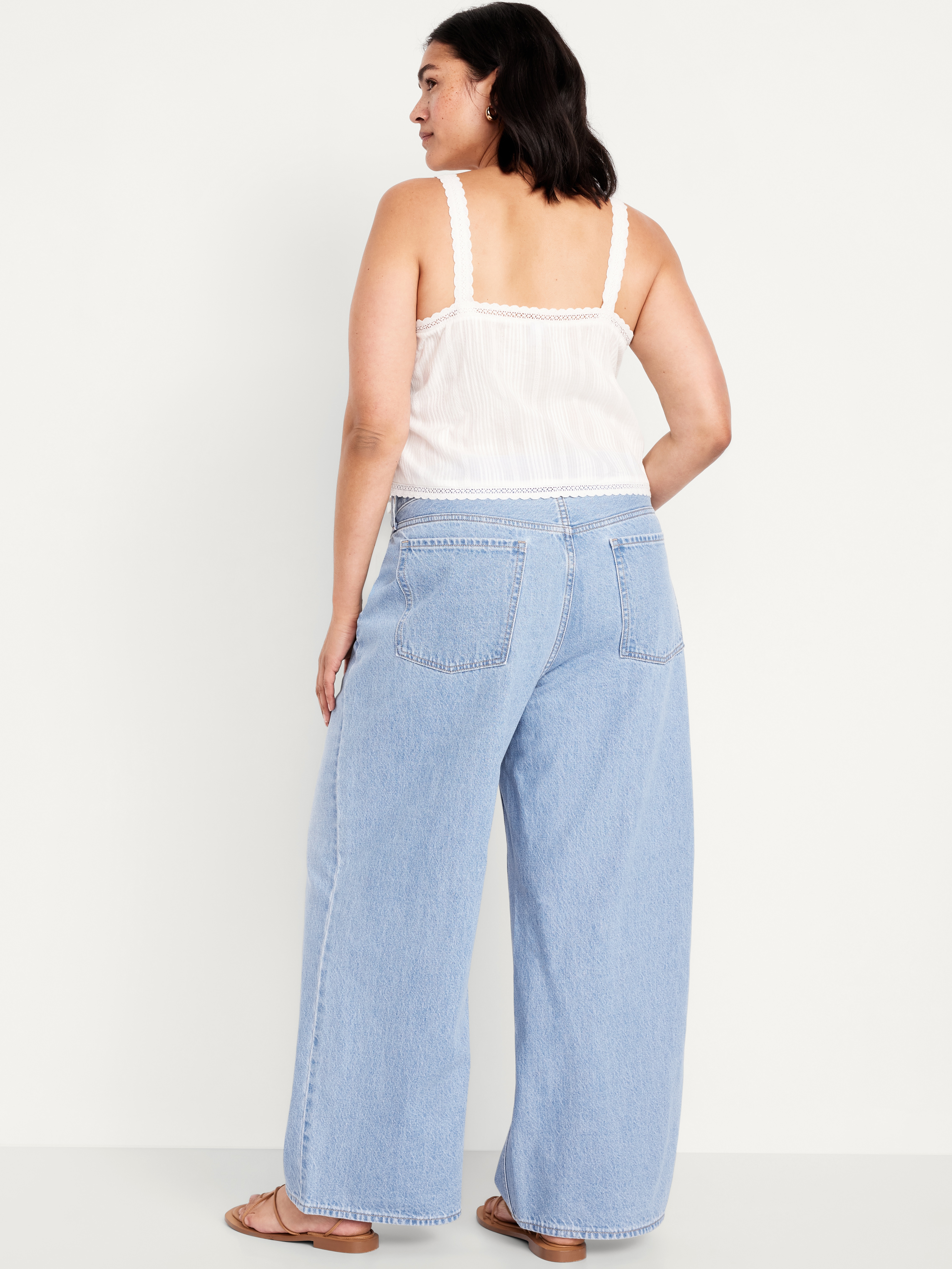 Mid-Rise Wow Baggy Wide-Leg Jeans - DREAMWEAVER - 9