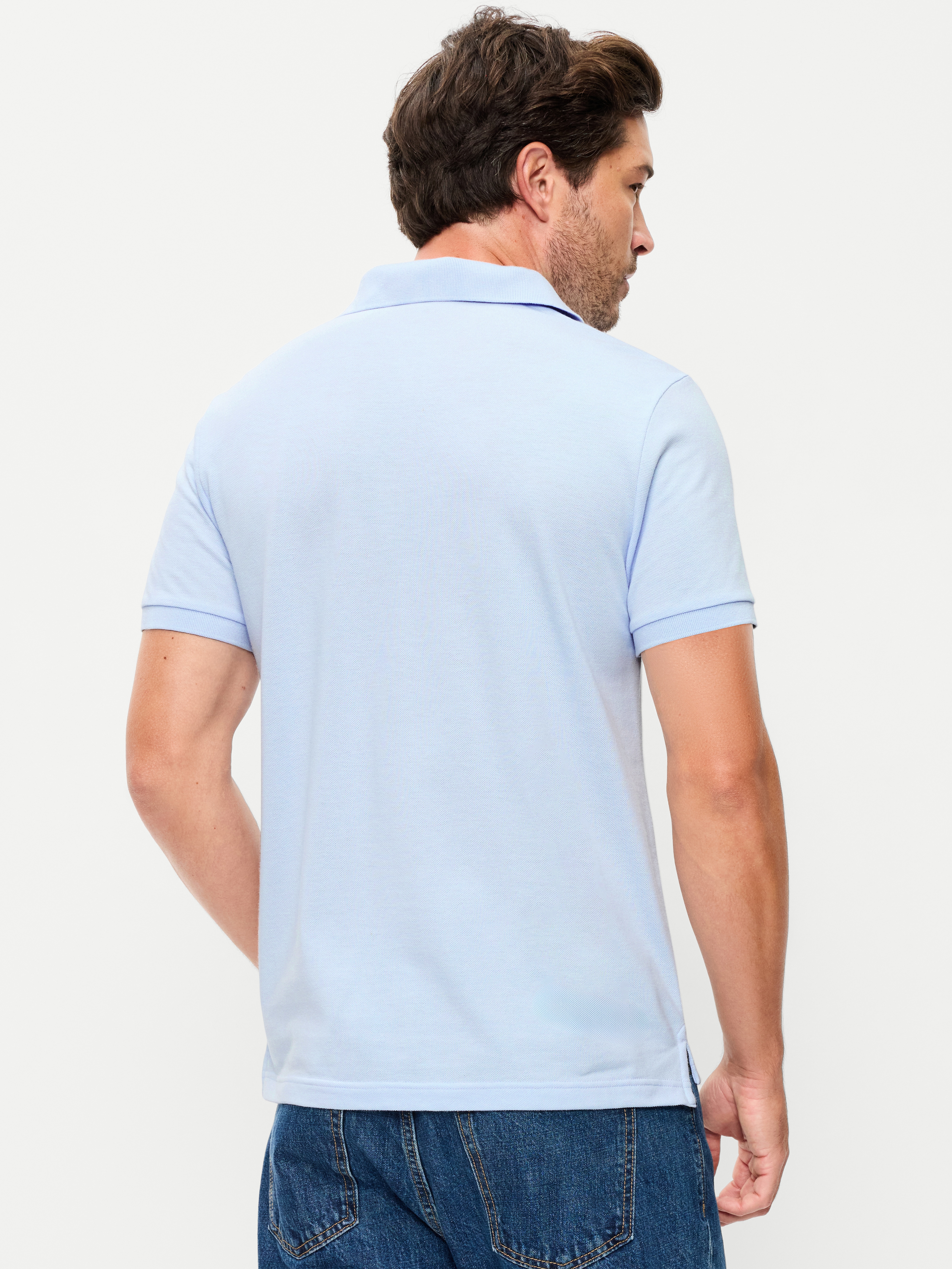 Pique Polo for Men - Sky Maintenance - 2