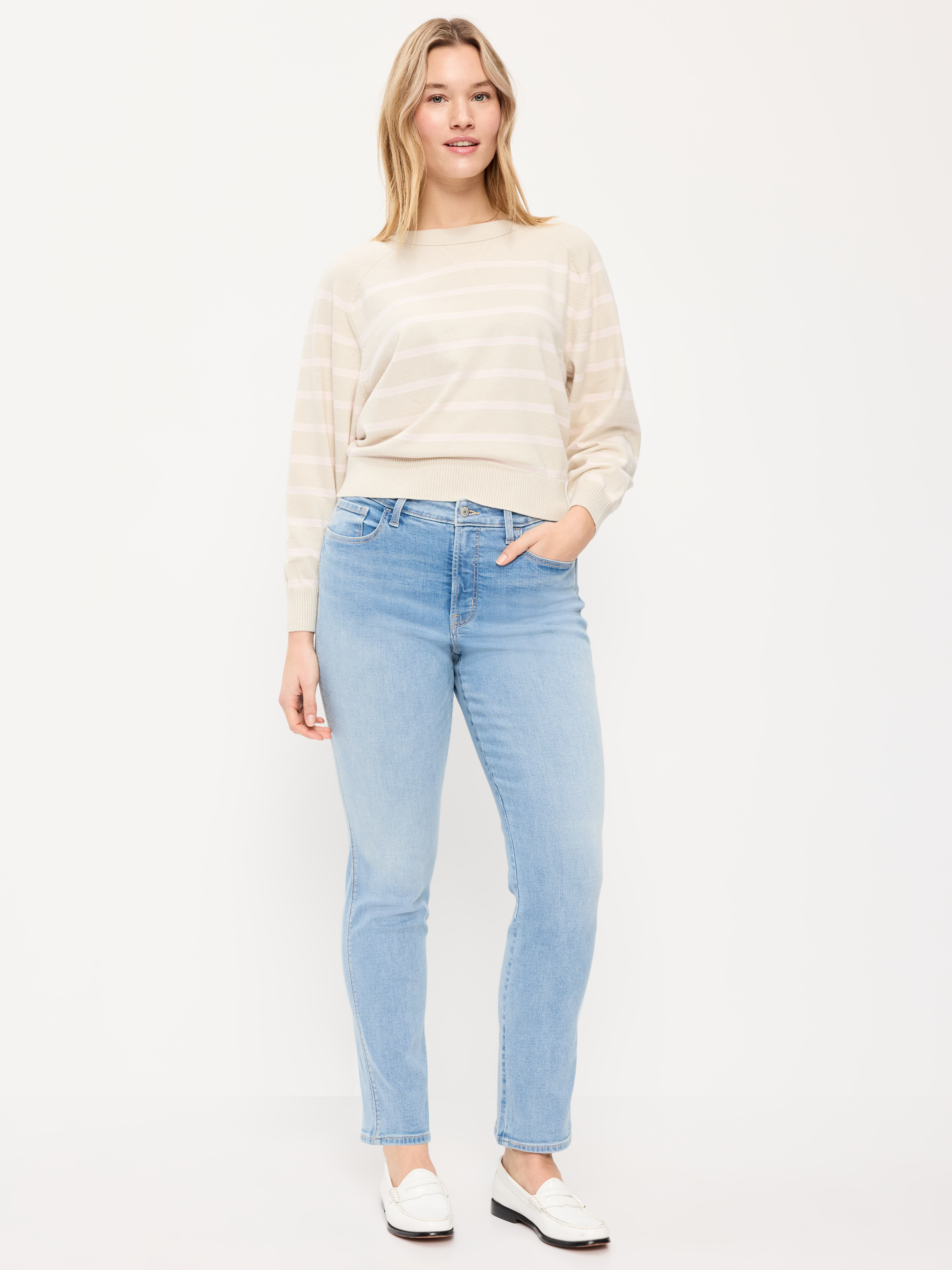 High-Waisted Slim Jeans - Rachel - 5