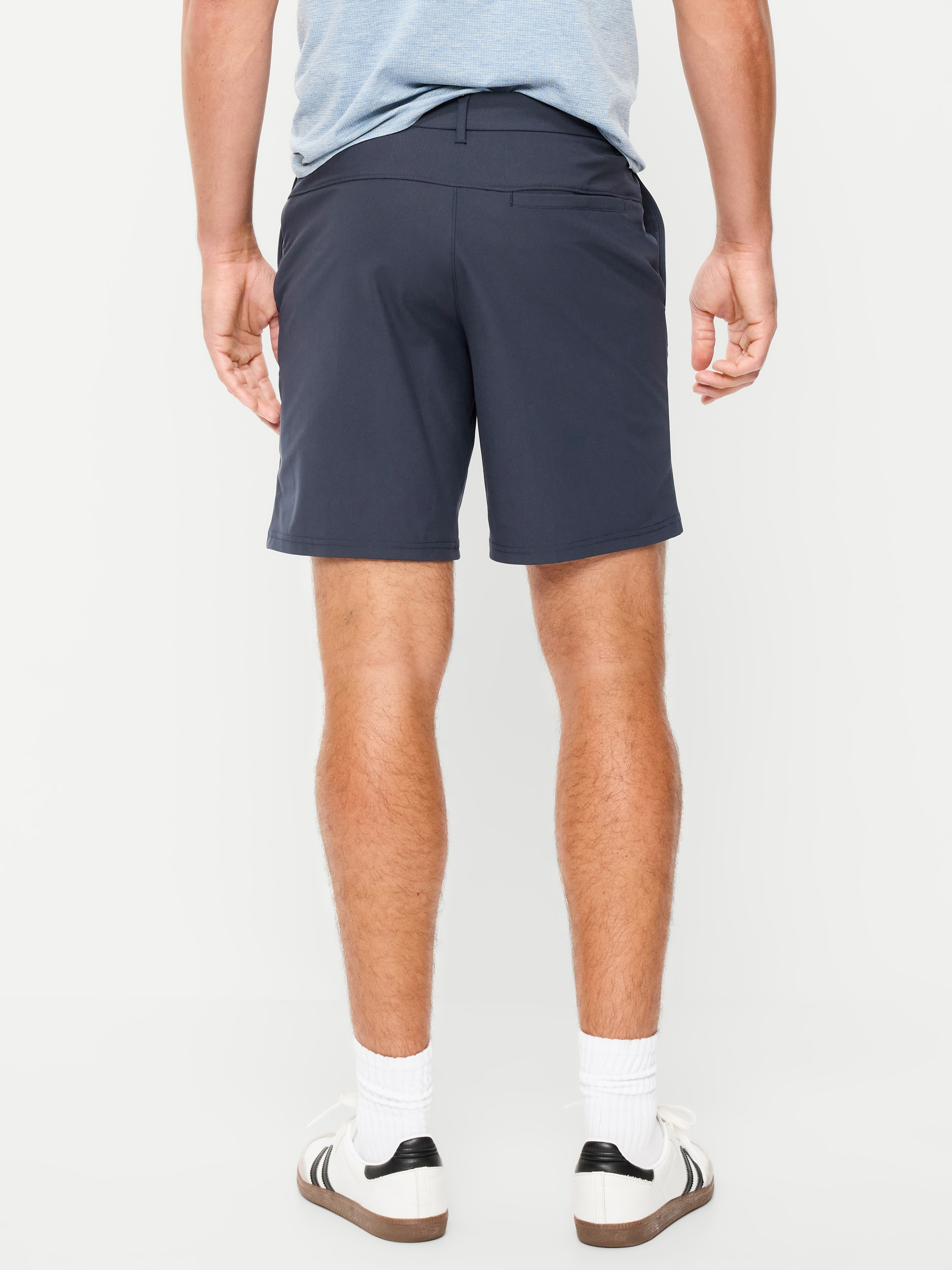 Tech Hybrid Chino Shorts -- 8-inch inseam - Classic Navy - 2