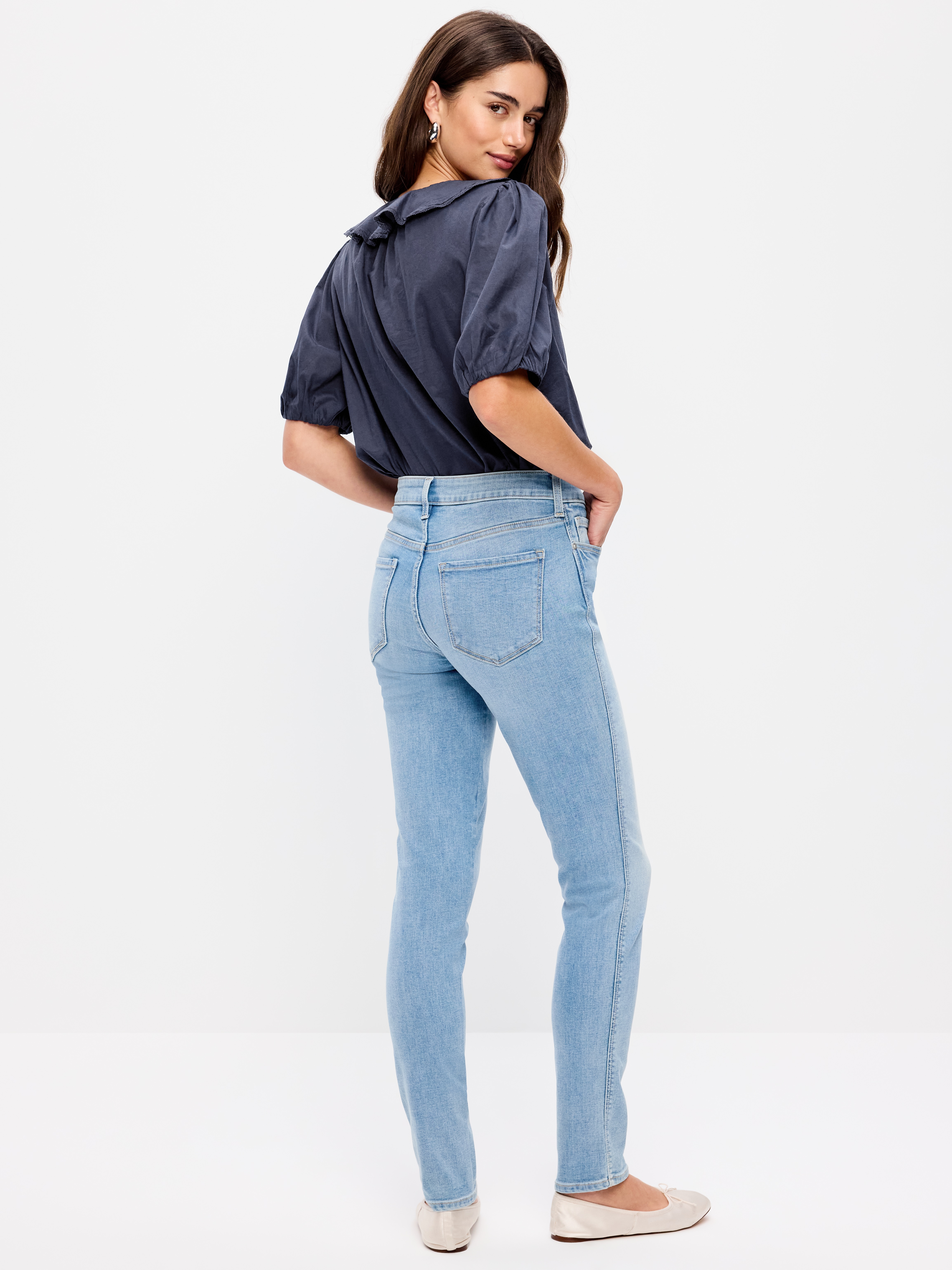 High-Waisted Slim Jeans - Rachel - 3