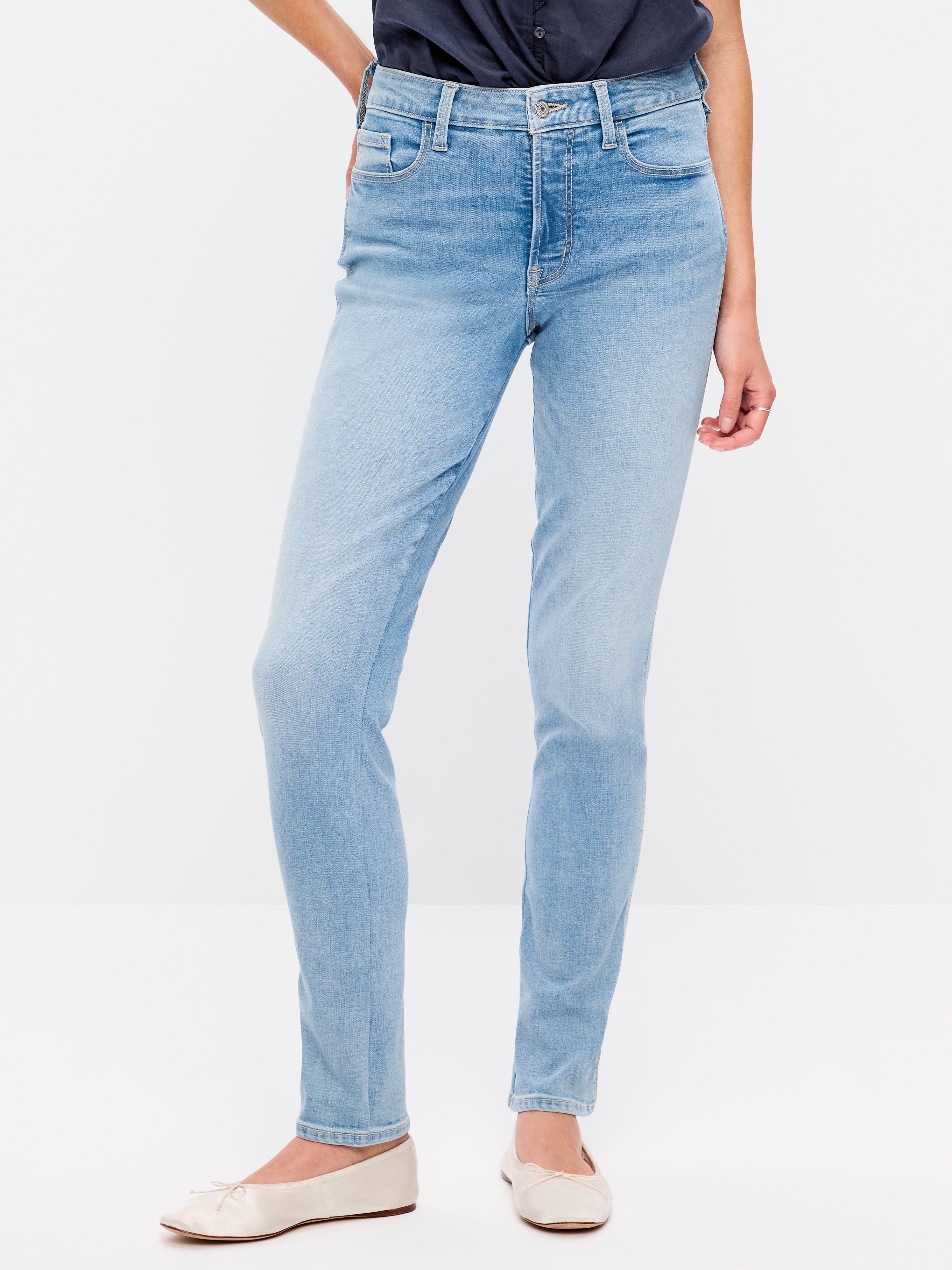 High-Waisted Slim Jeans - Rachel - 2