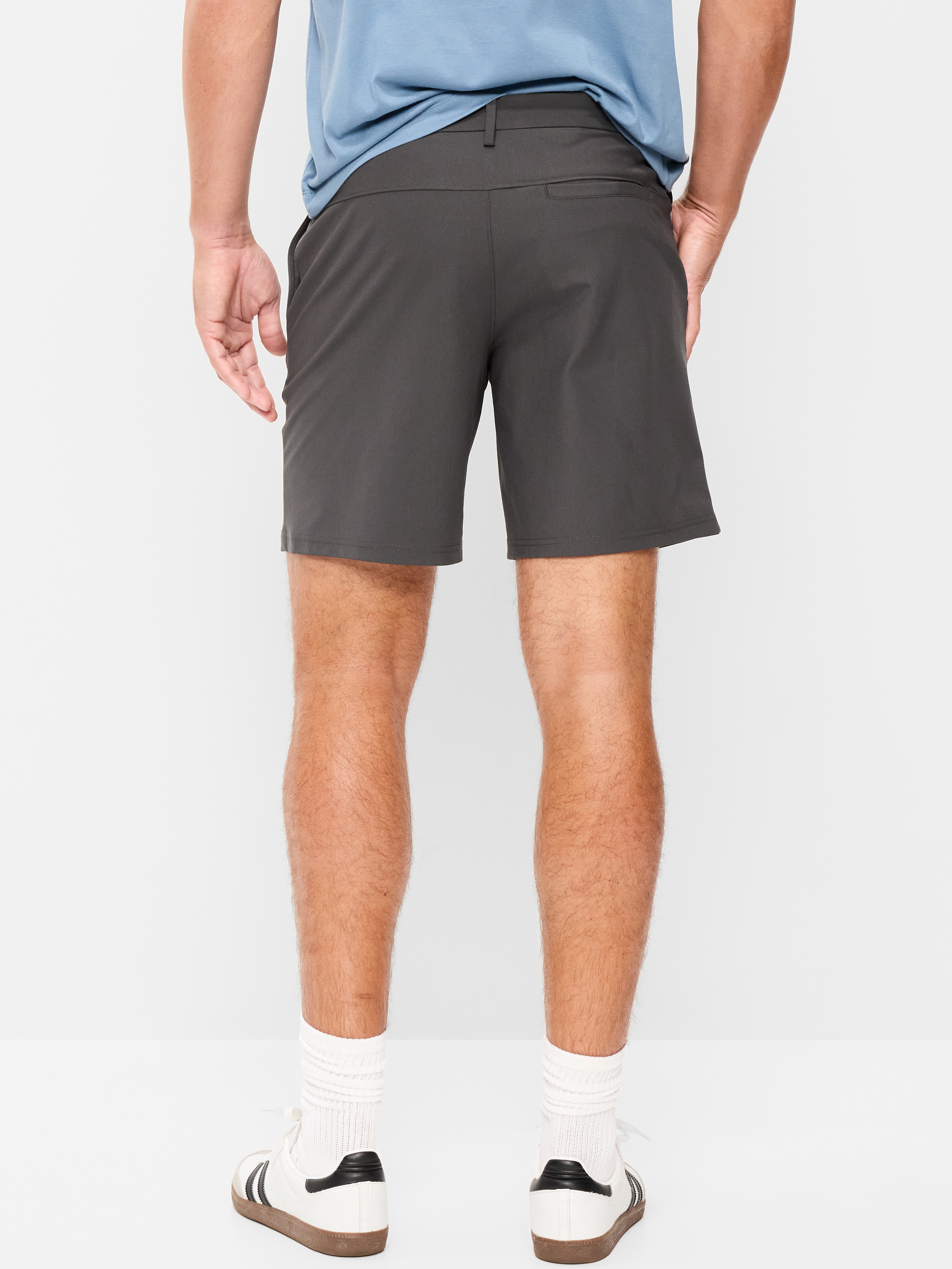 Tech Hybrid Chino Shorts -- 8-inch inseam - Panther - 2