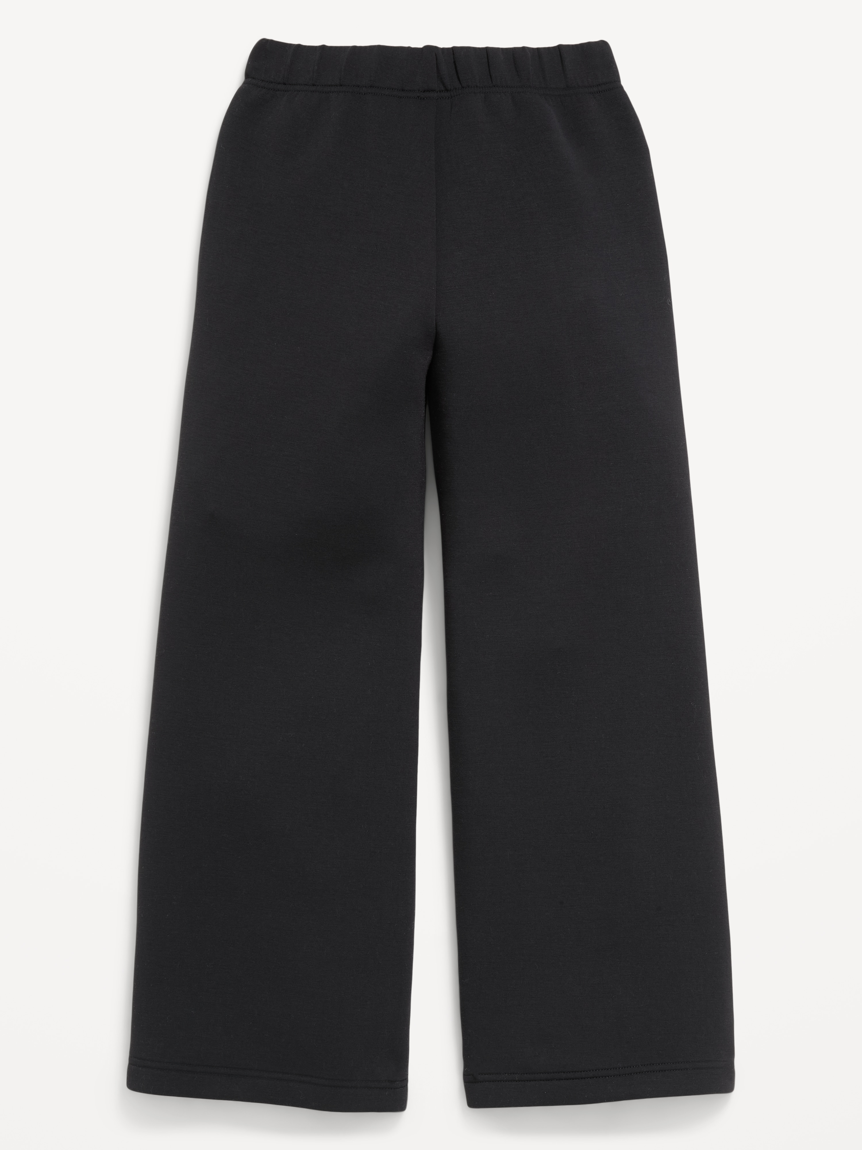 High-Waisted Bounce Fleece Wide-Leg Sweatpants for Girls - BlackJack - 2