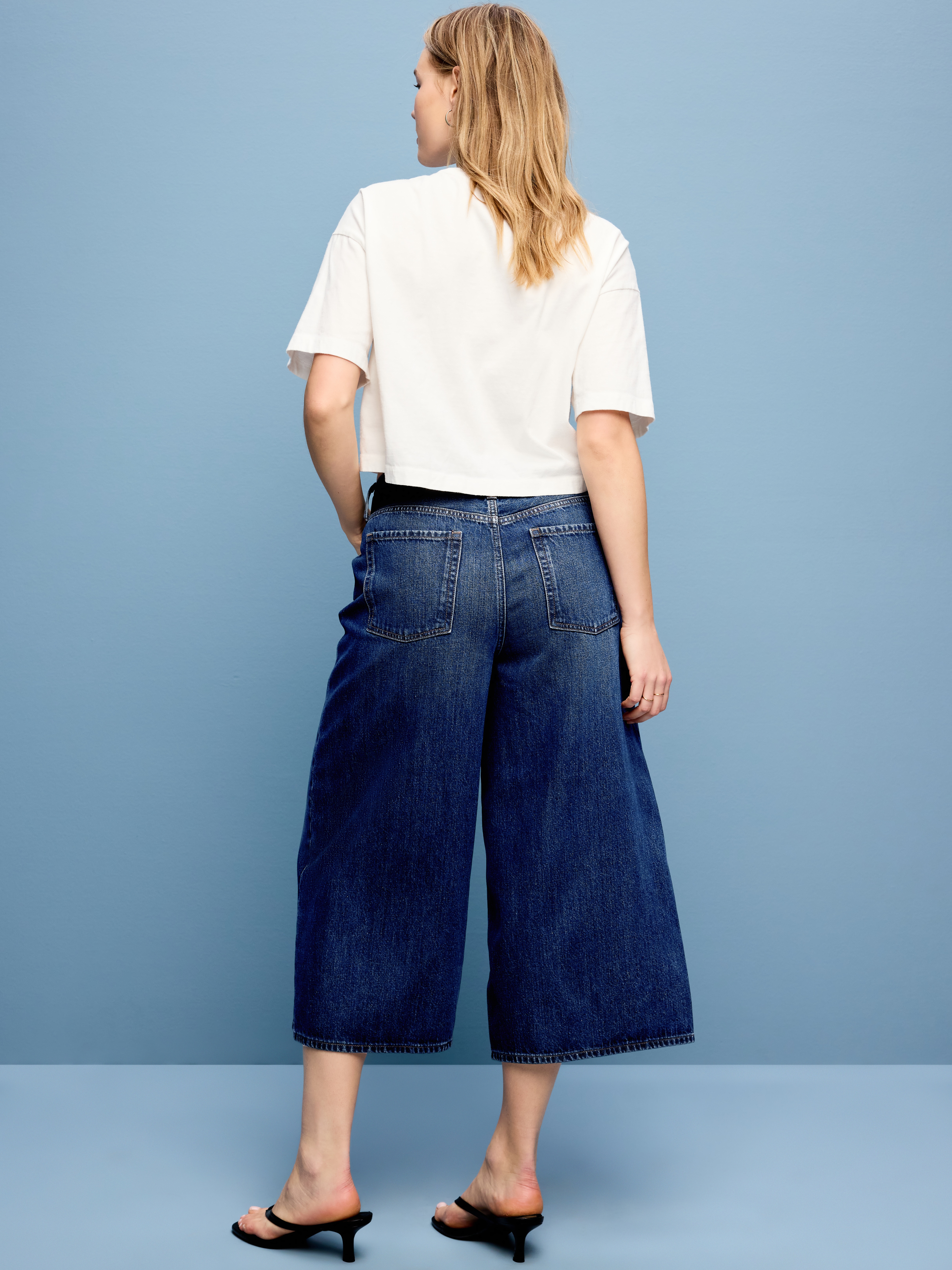 Mid-Rise Baggy Culottes - Alannis - 6
