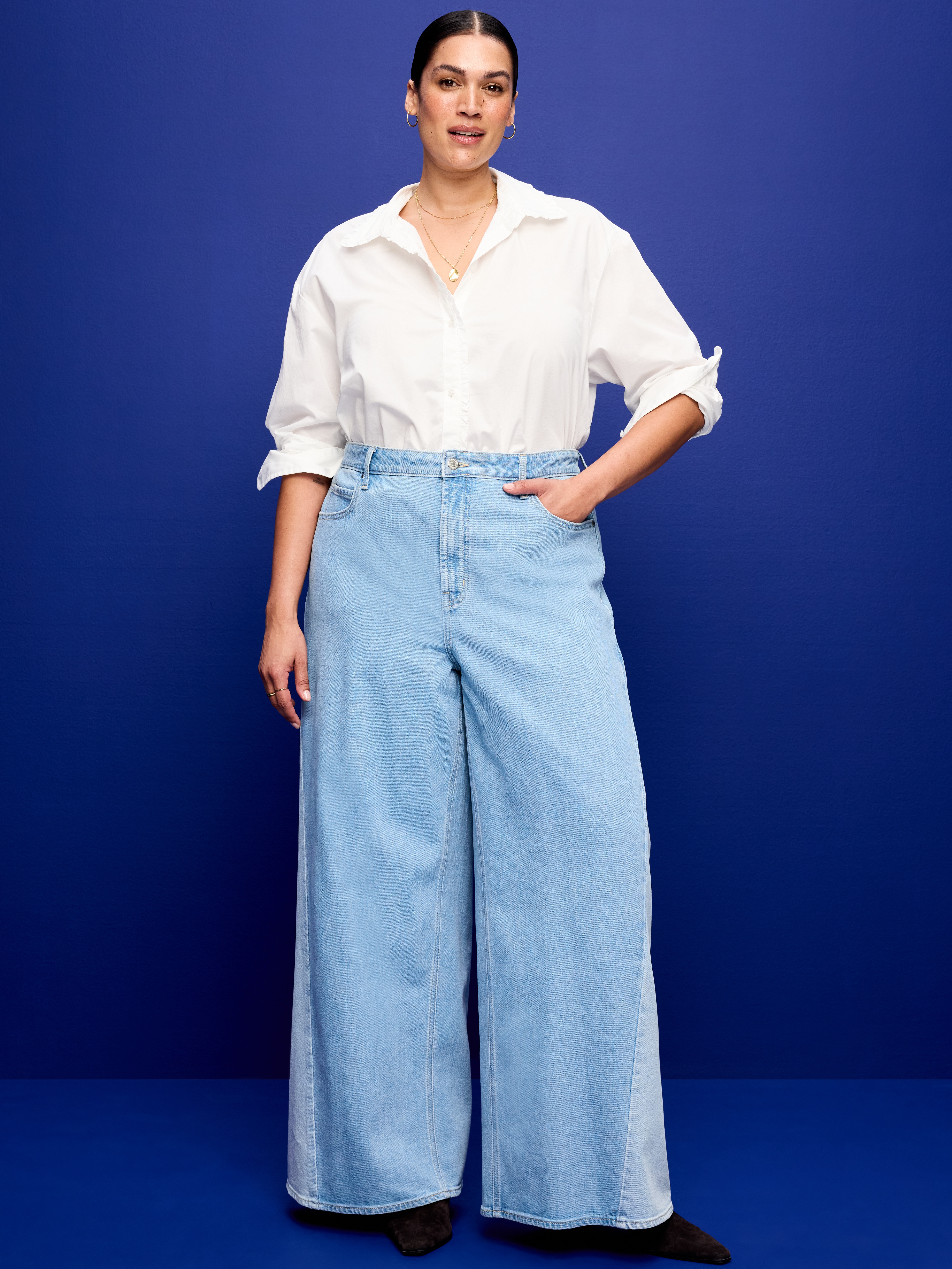 Extra High-Waisted Super Wide-Leg Jeans - Jayda - 7
