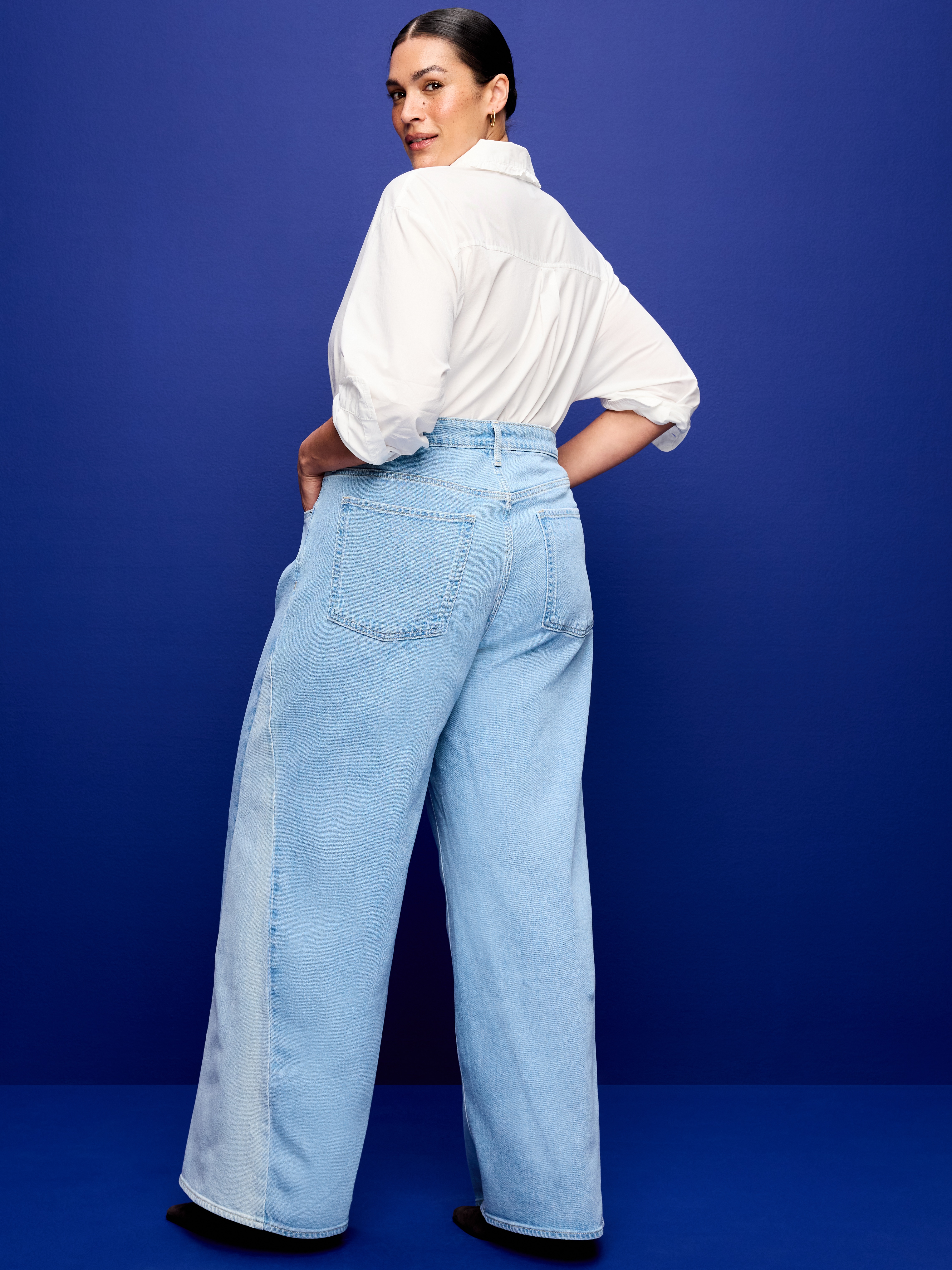 Extra High-Waisted Super Wide-Leg Jeans - Jayda - 8