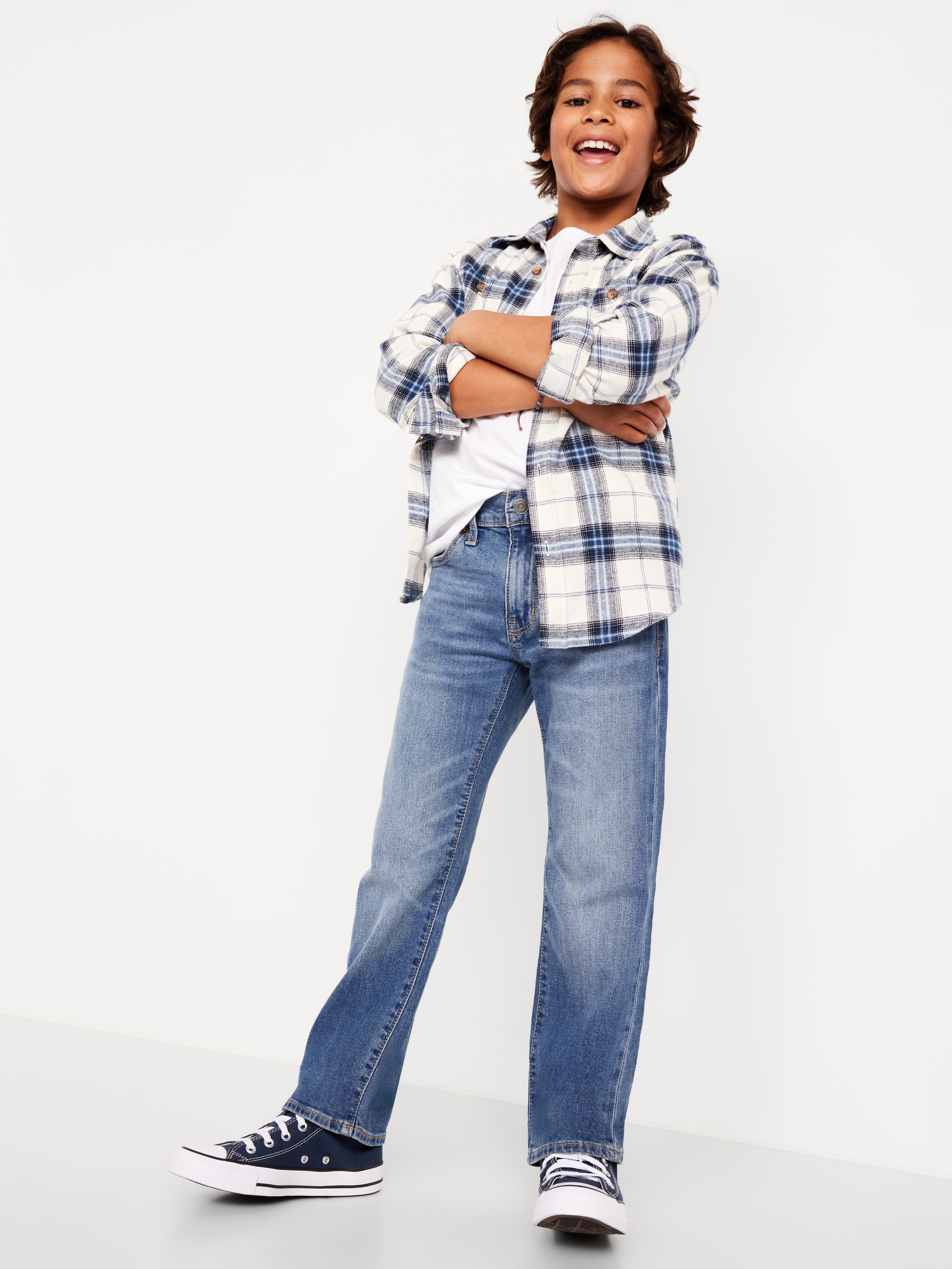 Straight-Leg Built-In Flex Jeans for Boys - Cancun - 3