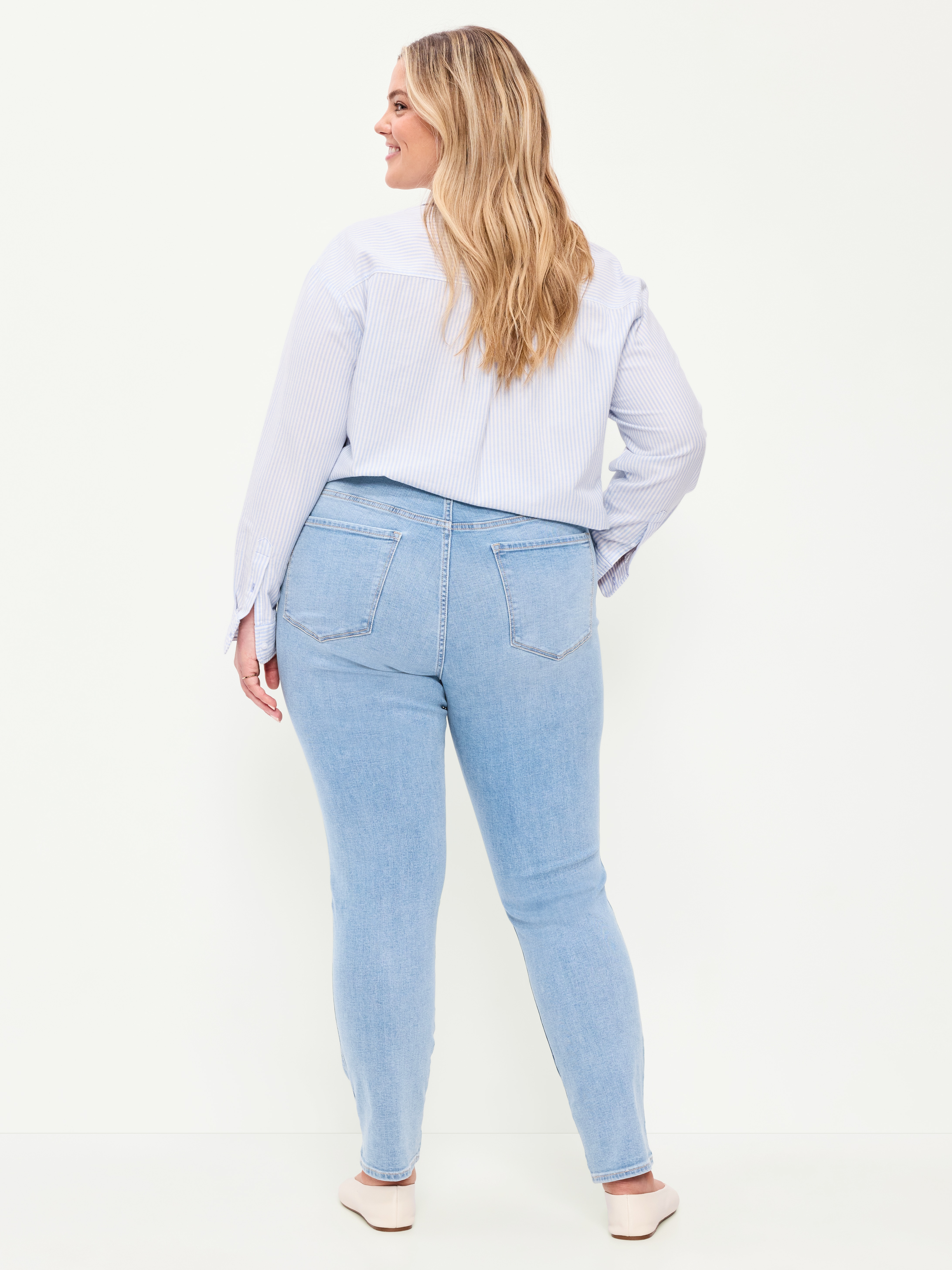 High-Waisted Slim Jeans - Rachel - 8
