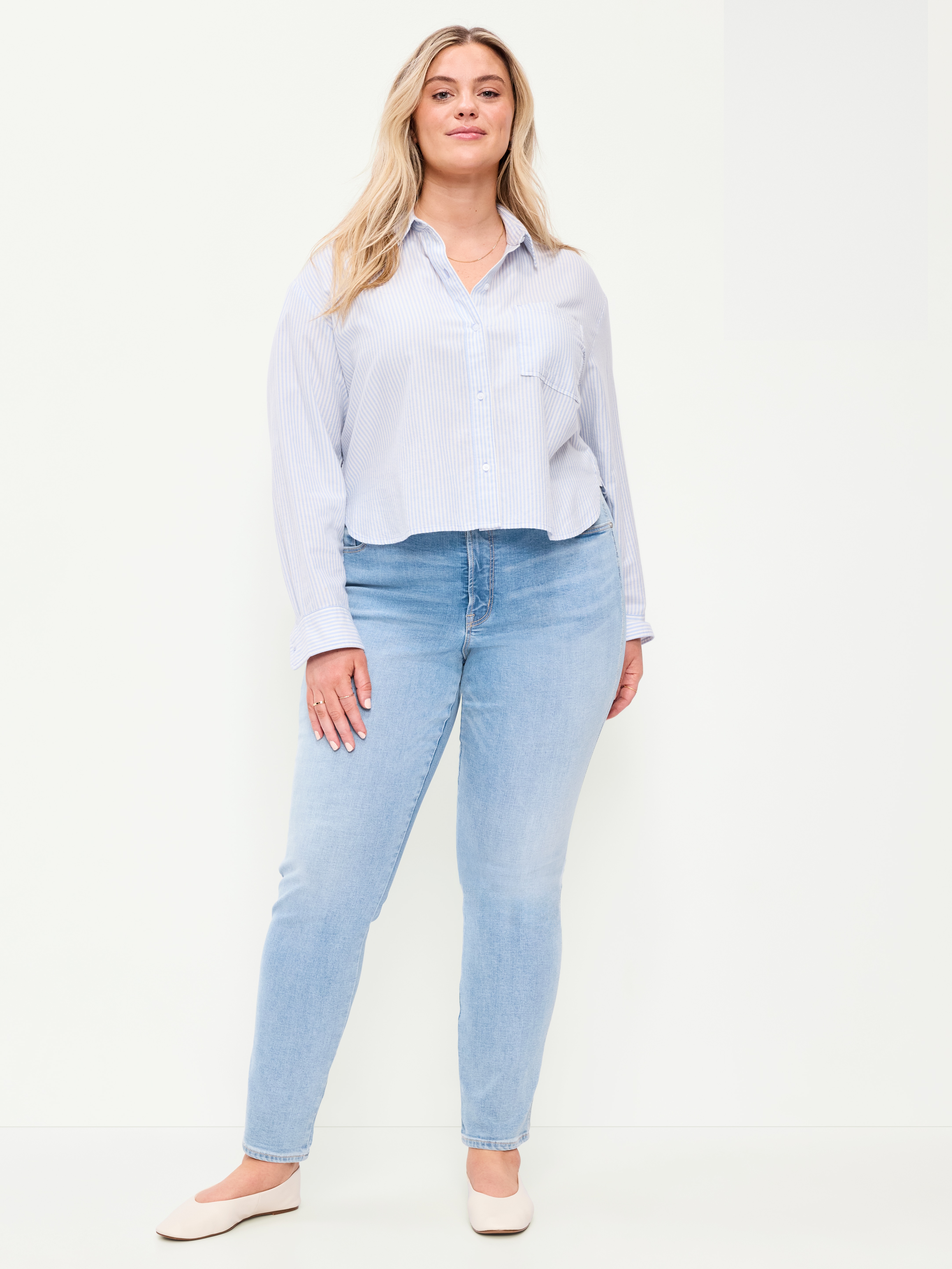 High-Waisted Slim Jeans - Rachel - 6