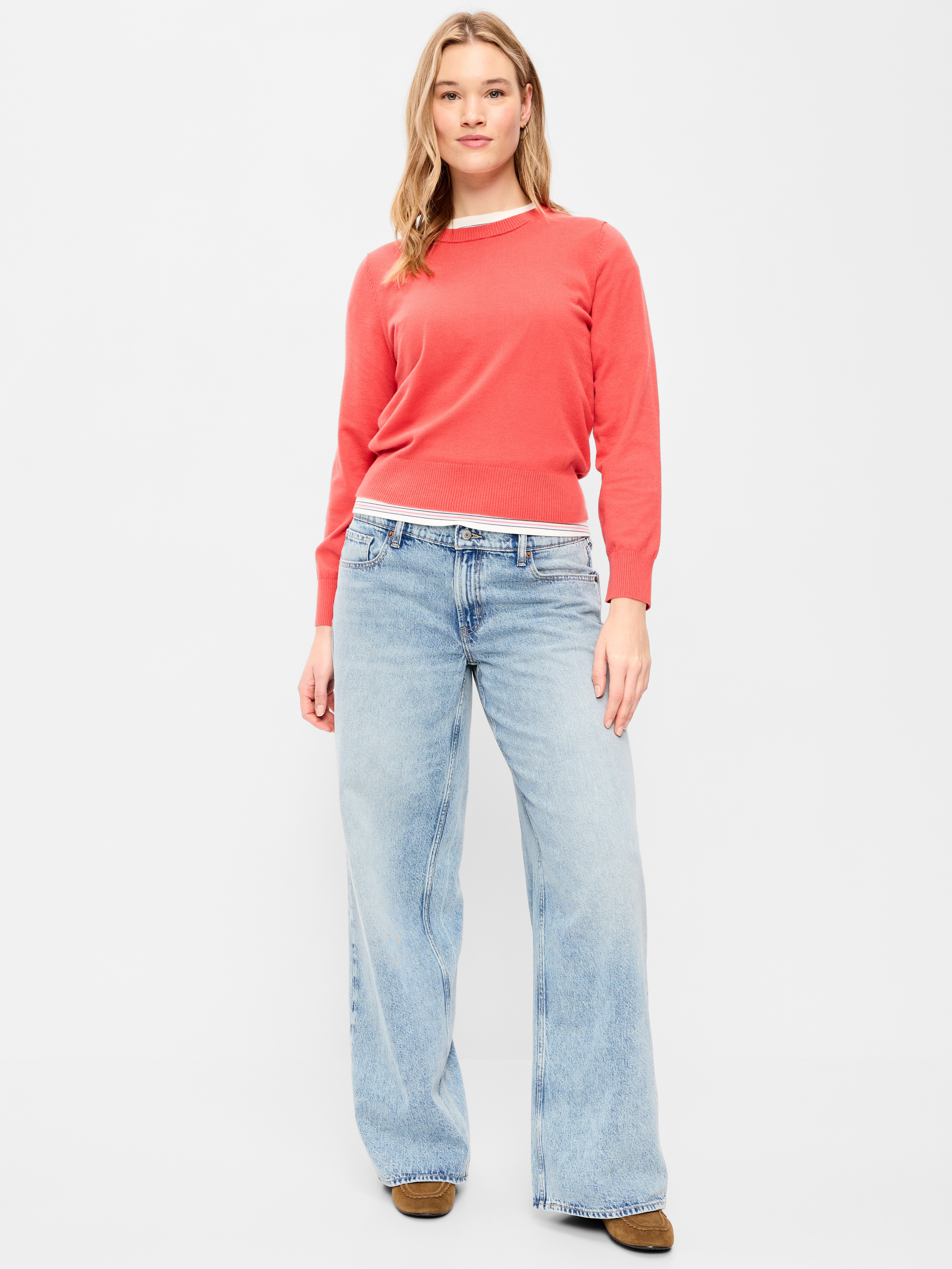 Low-Rise Baggy Wide-Leg Jeans - Lite - 5