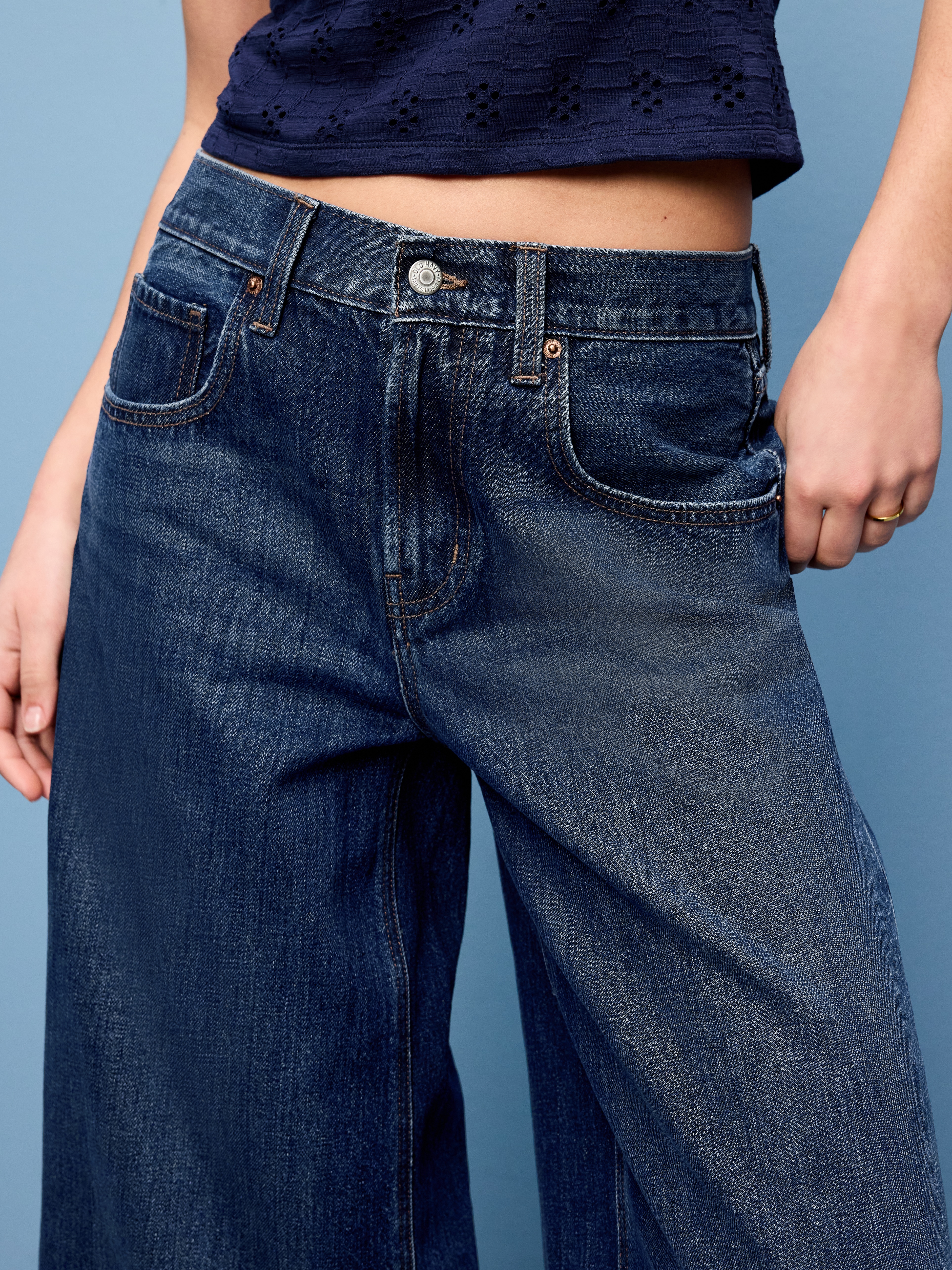 Mid-Rise Baggy Culottes - Alannis - 4