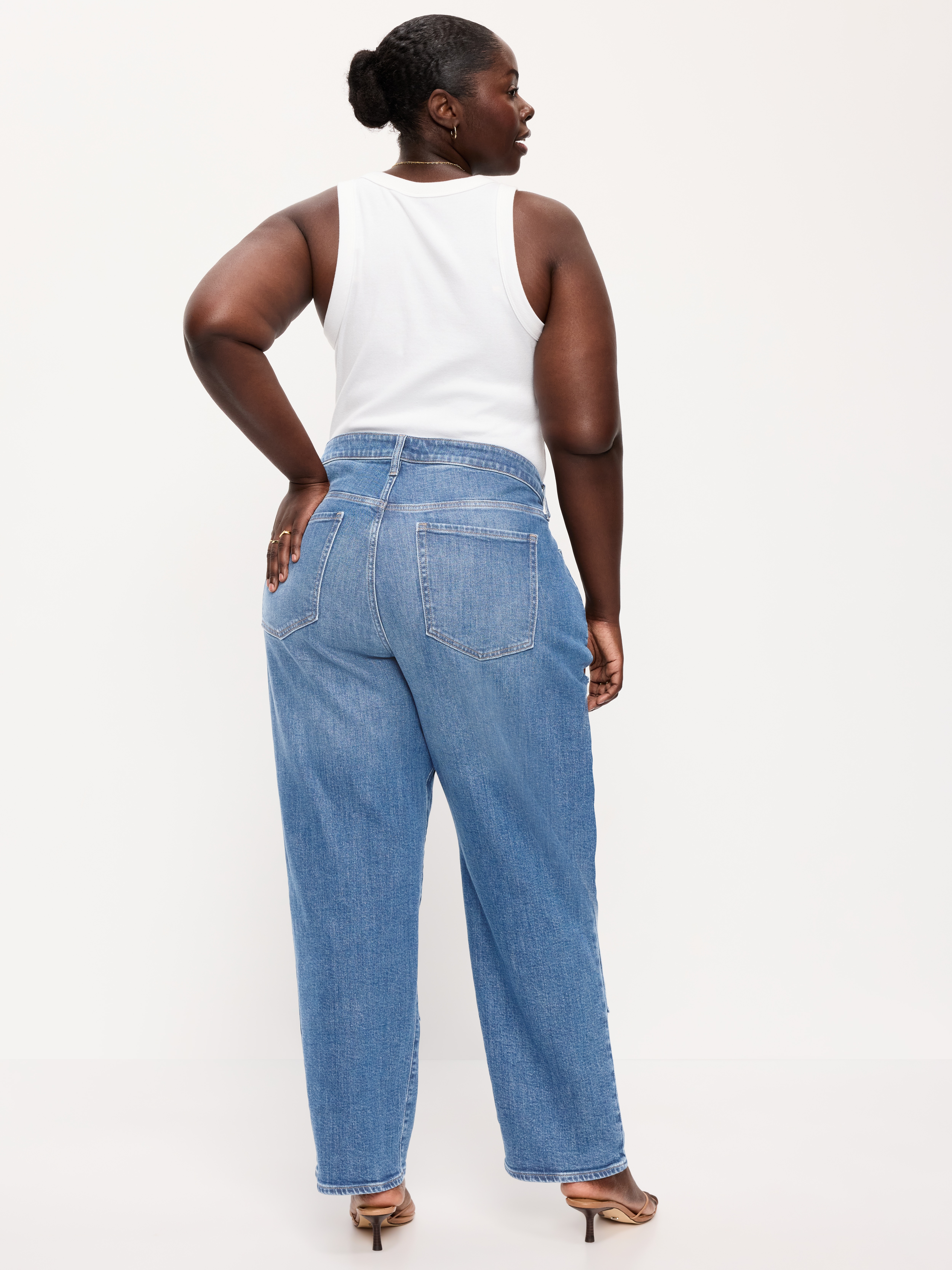 Curvy High-Waisted OG Loose Jeans - Xena - 8