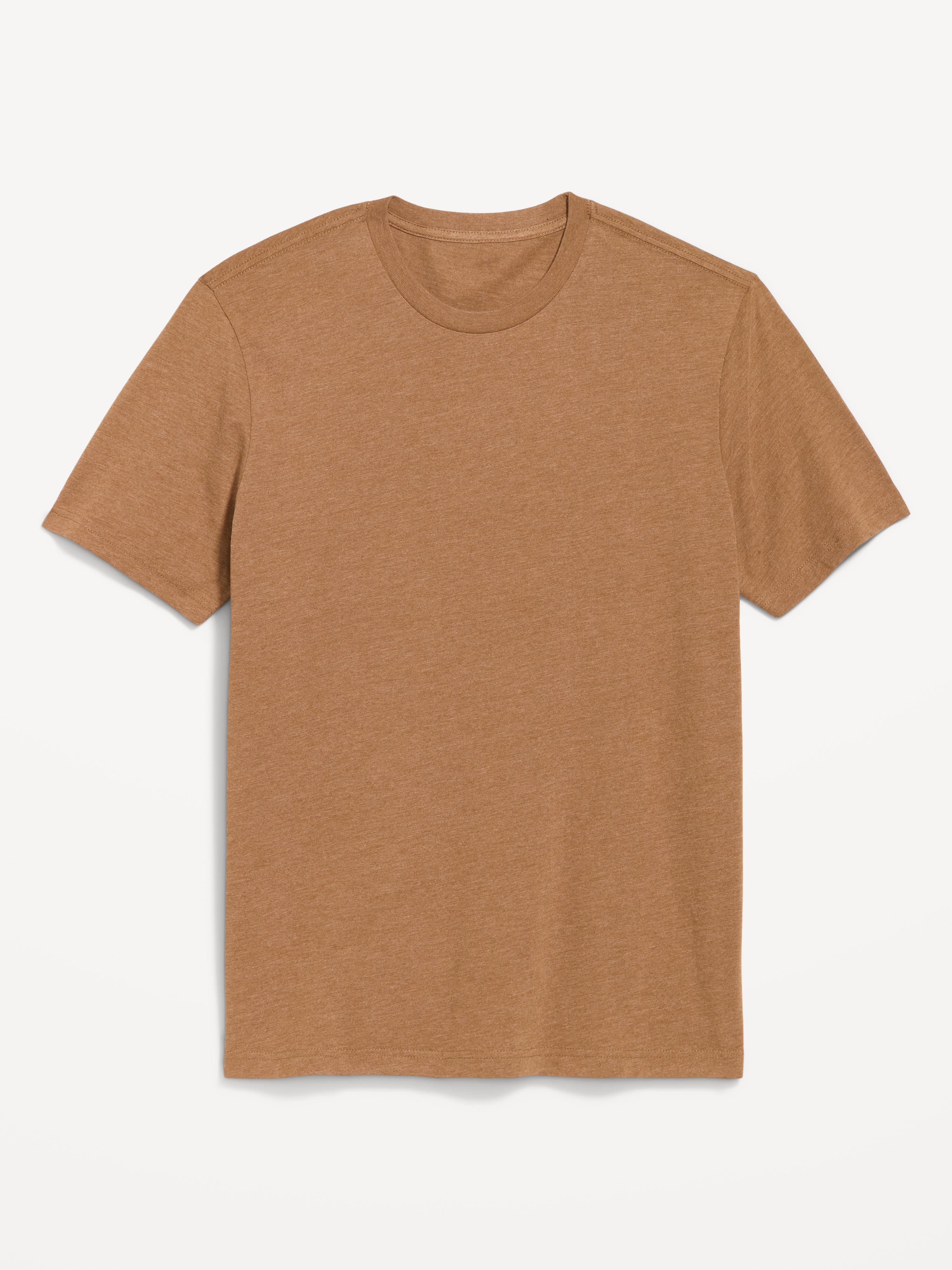 Soft-Washed Crew-Neck Short-Sleeve Tee - Bourbon - 4
