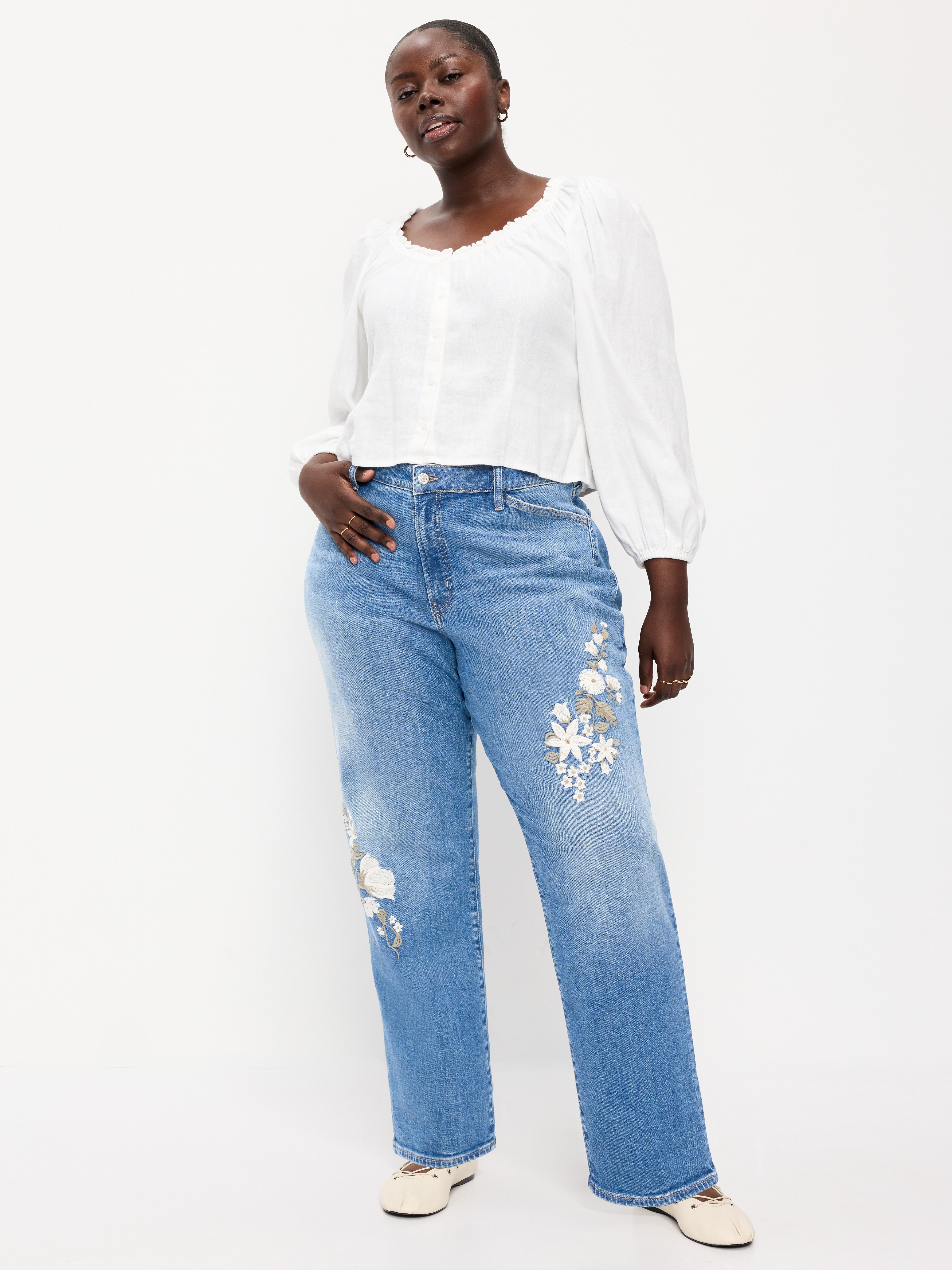 Curvy High-Waisted OG Loose Jeans - Zenas - 7