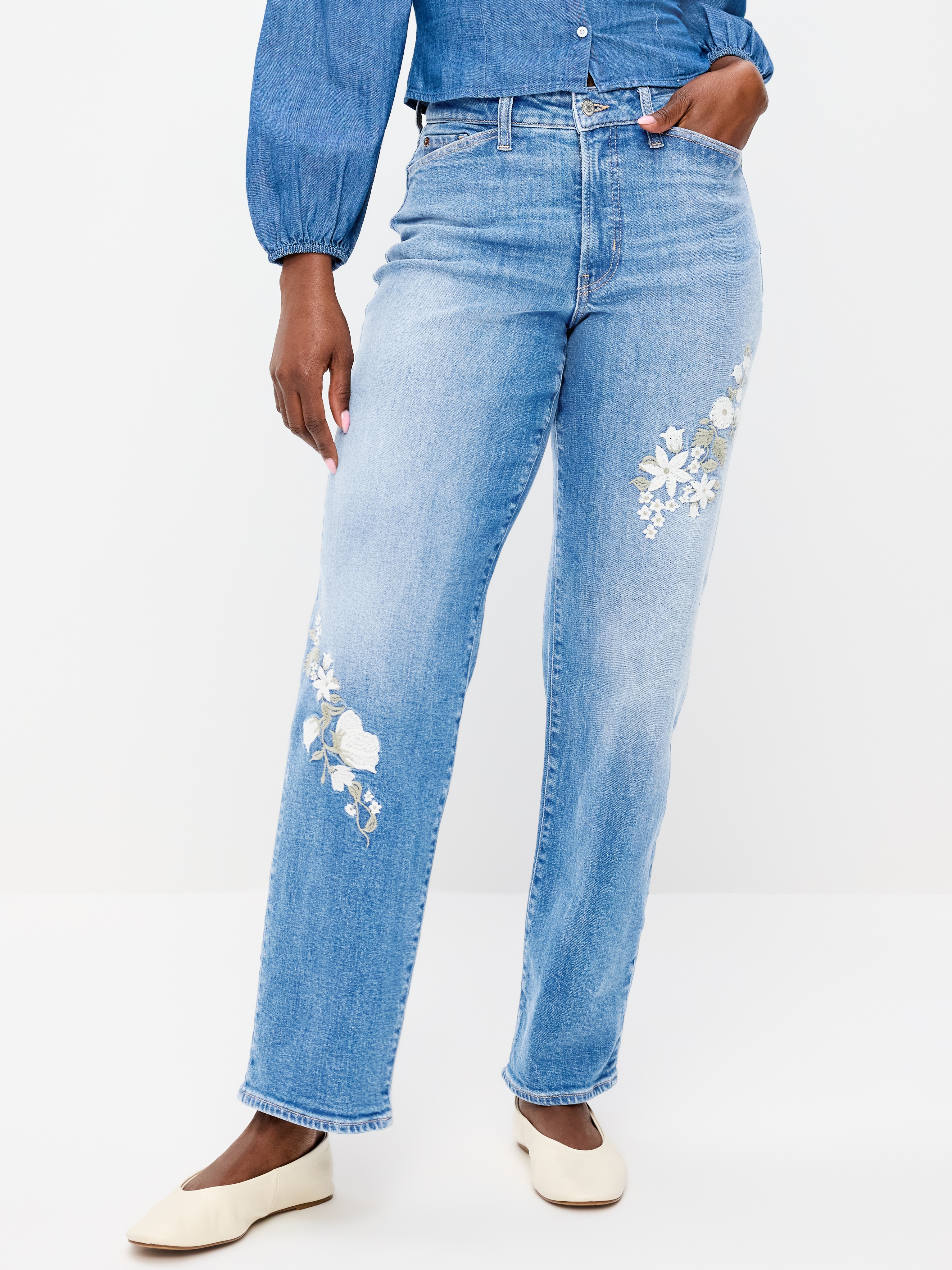 Curvy High-Waisted OG Loose Jeans - Zenas - 2