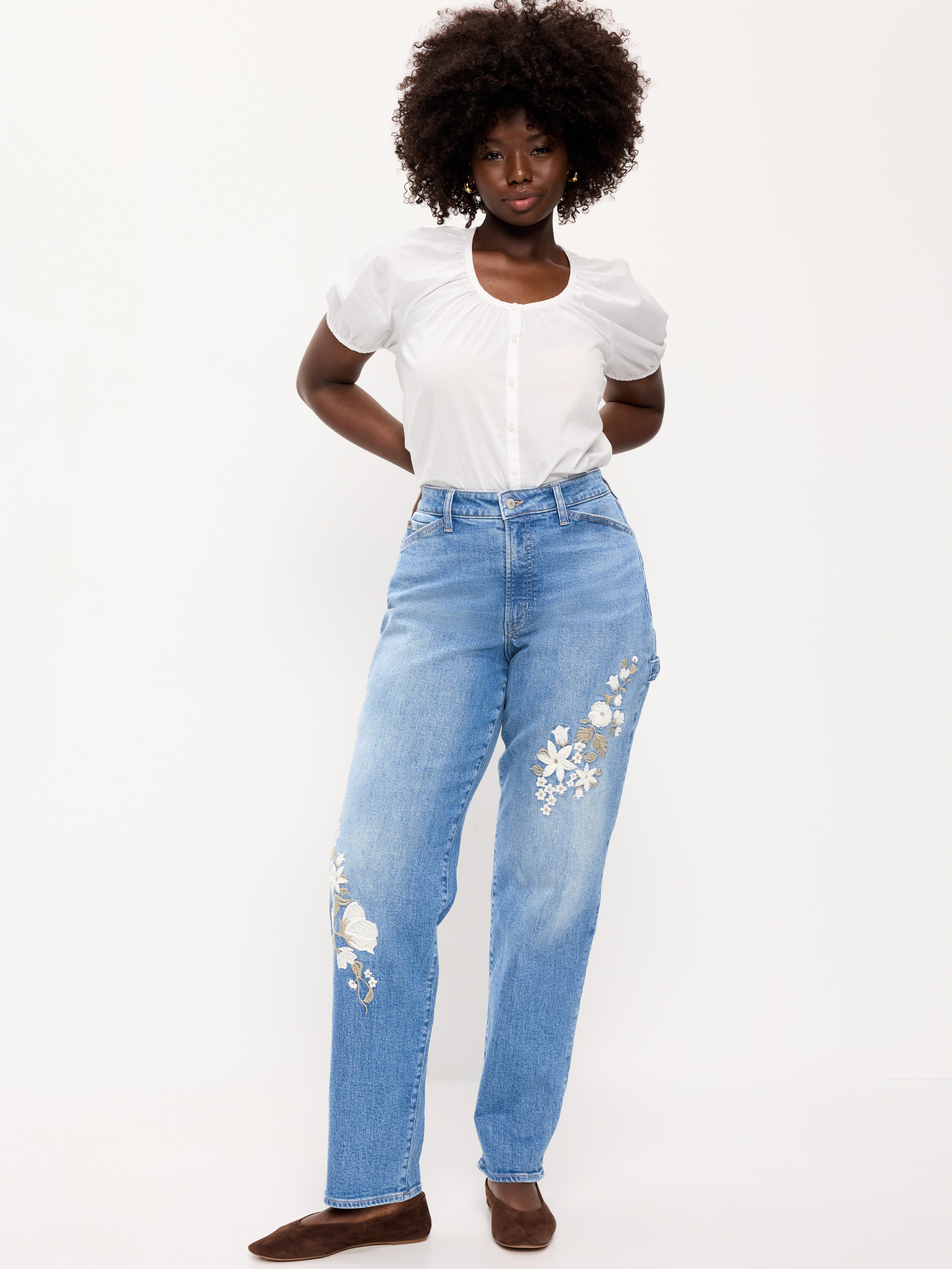 Curvy High-Waisted OG Loose Jeans - Zenas - 5