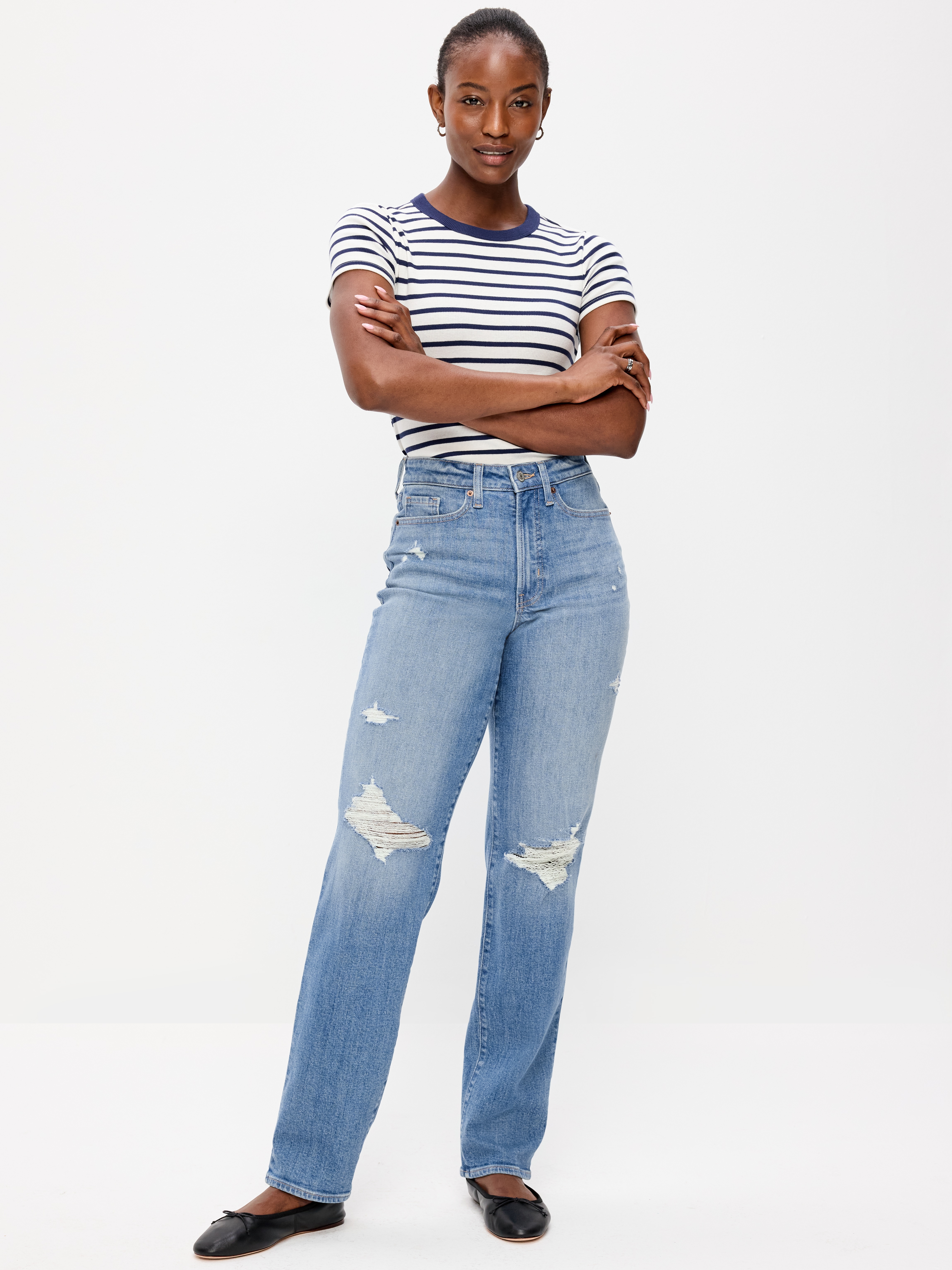 Curvy High-Waisted OG Loose Jeans - Tessa - 1
