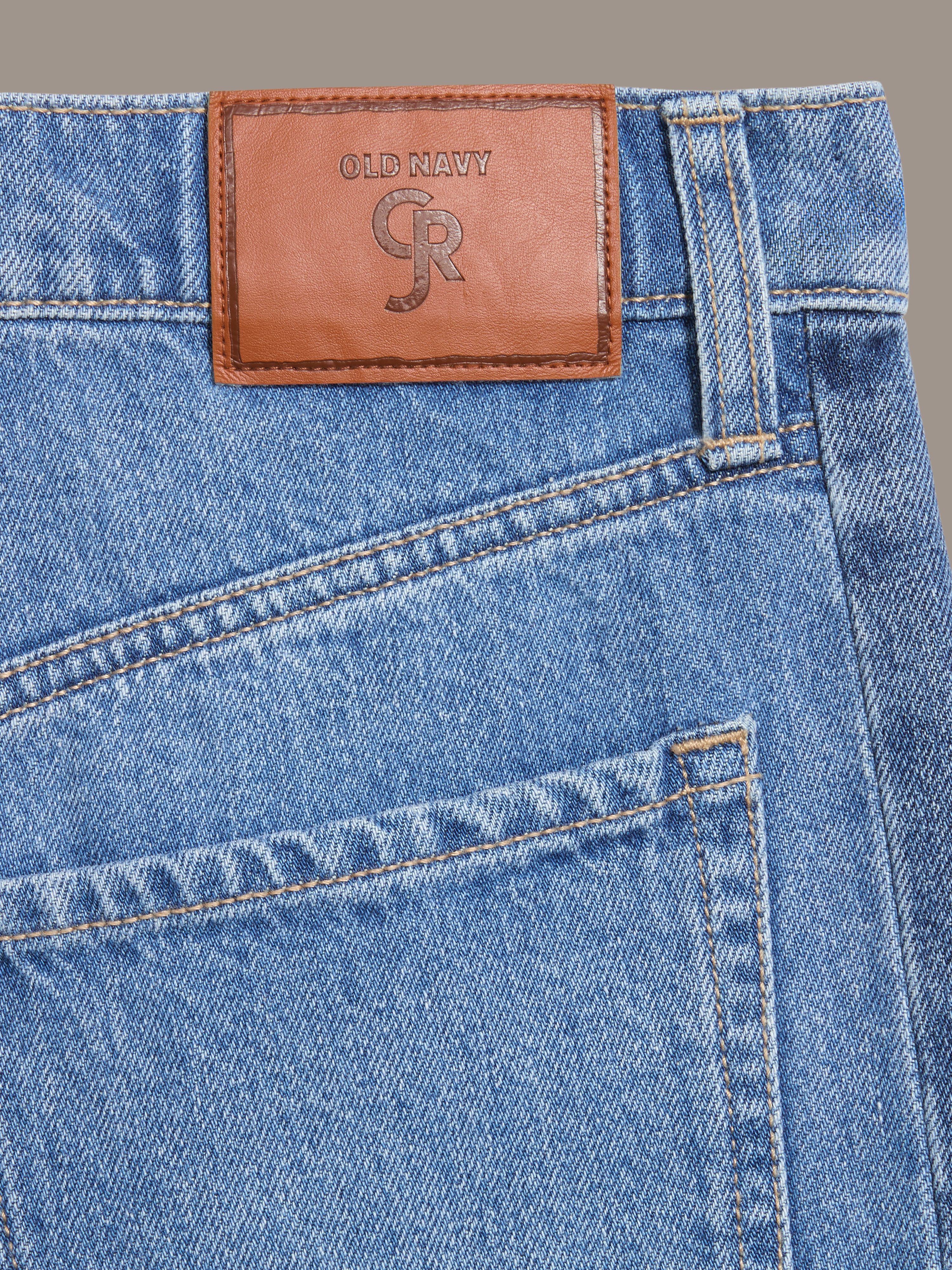 Old Navy x Christopher John Rogers Mid-Rise Baggy Wide-Leg Jeans - Medium Wash - 5